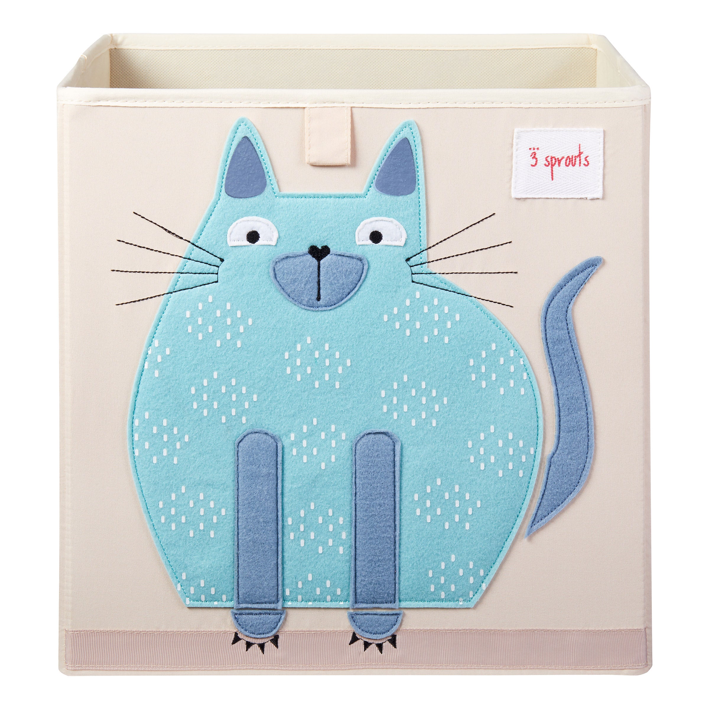 3 Sprouts Storage Boxes, Cat & Unicorn, 2-pack