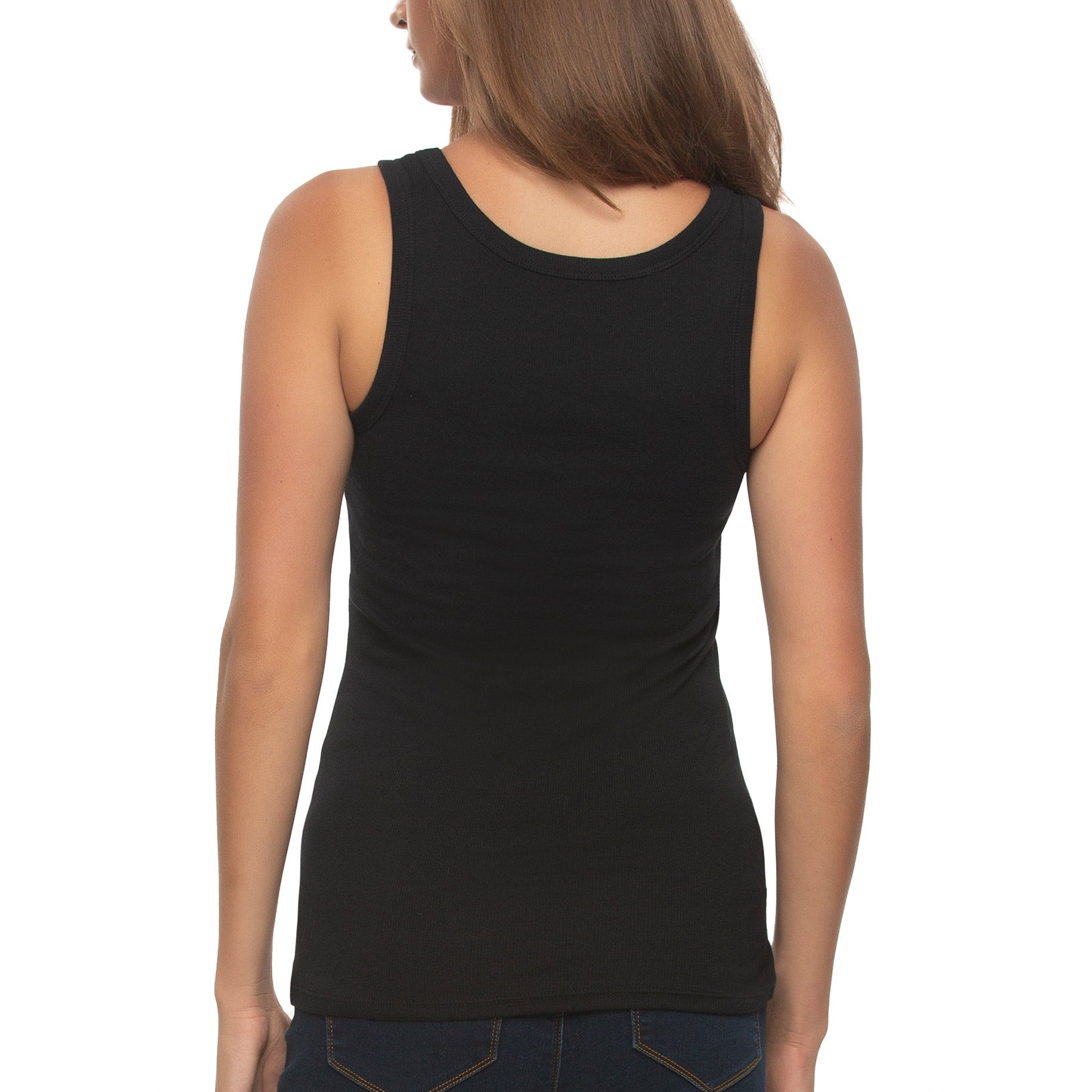 Felina Women's Ribbed Tank, 3-pack