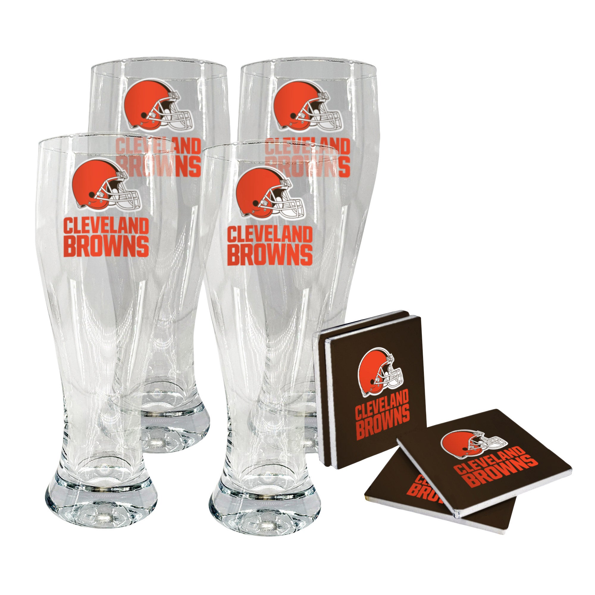NFL Pilsner & Coaster Set