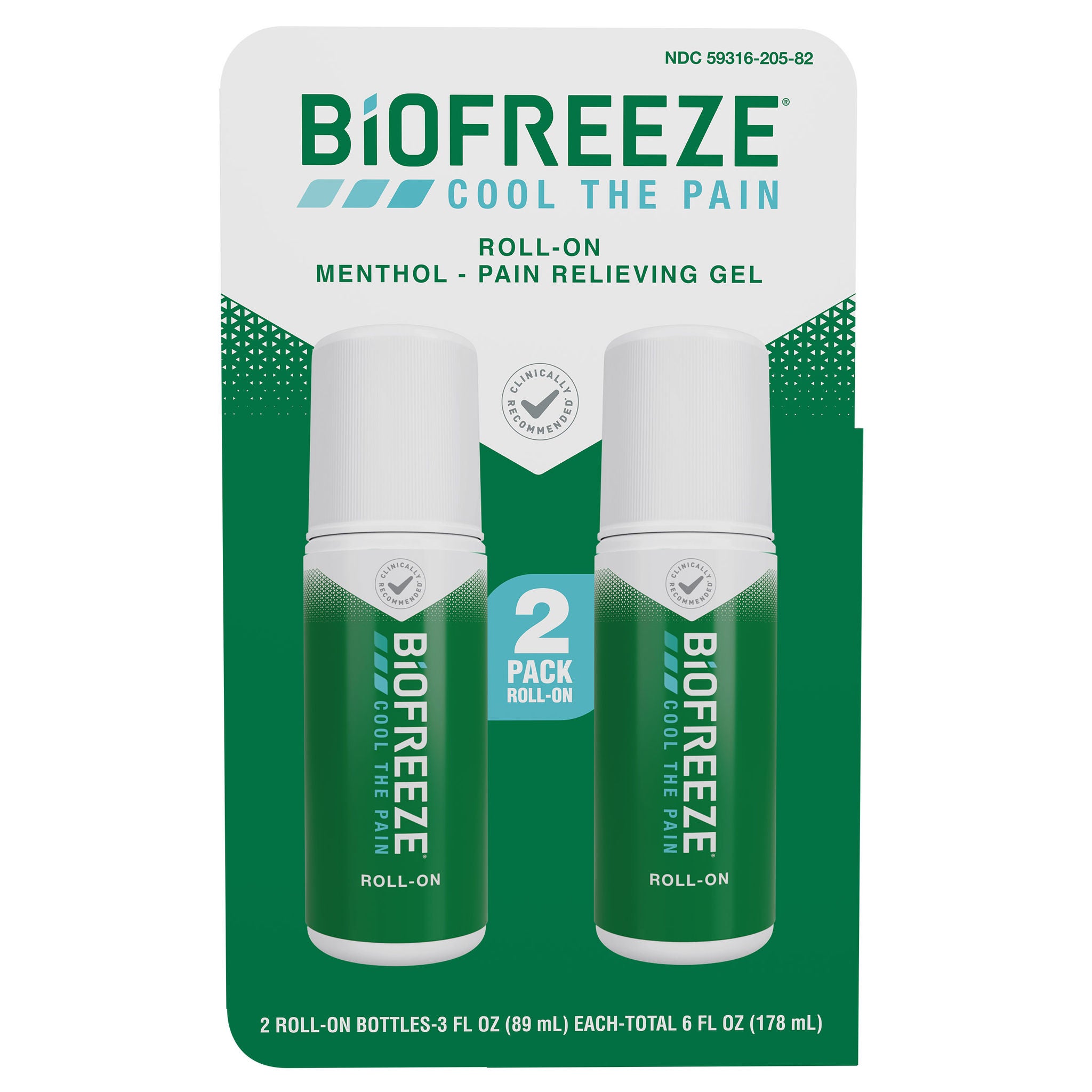 Biofreeze Pain Reliever, 6 Fluid Ounces Pack