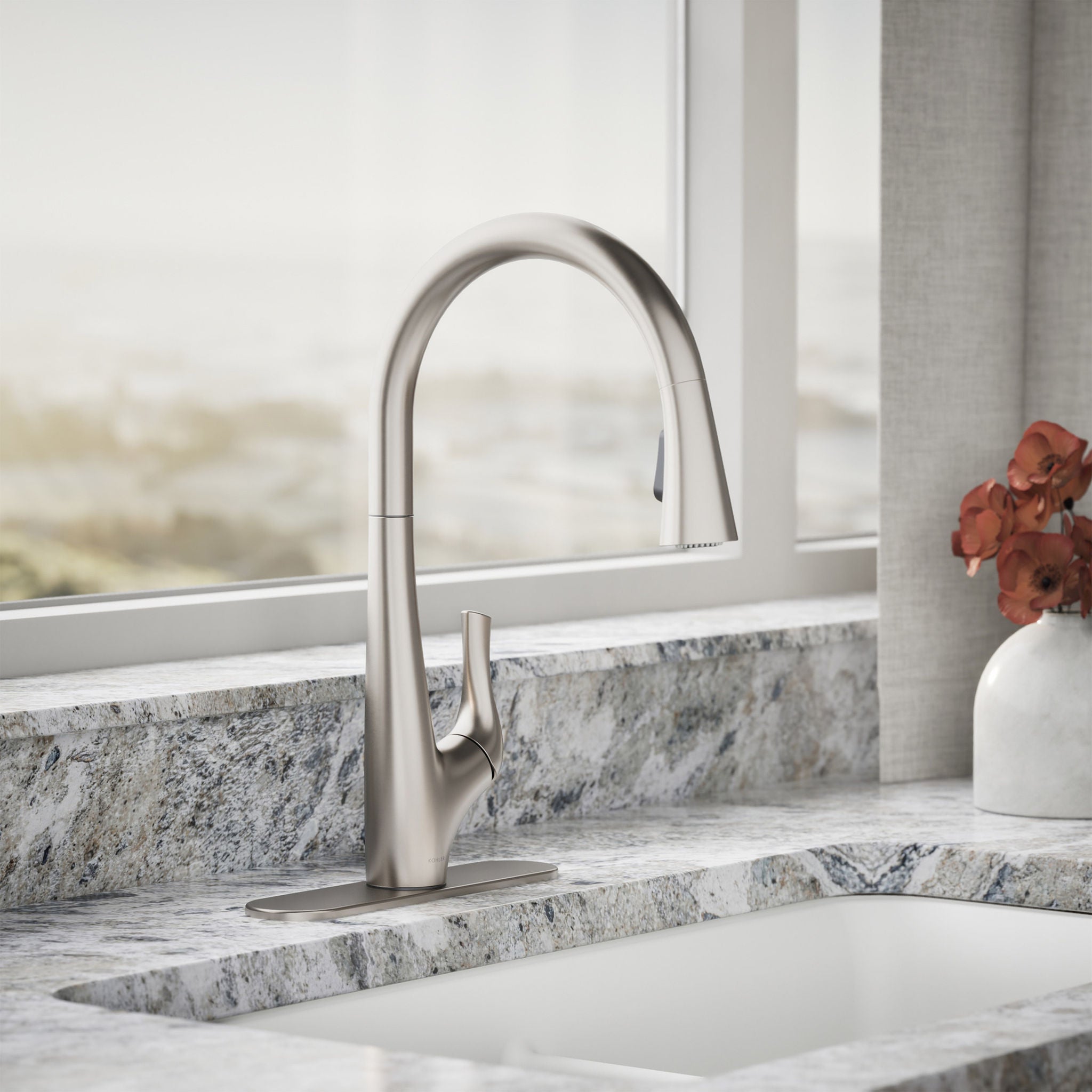 Kohler Bevin Pull-down Kitchen Faucet