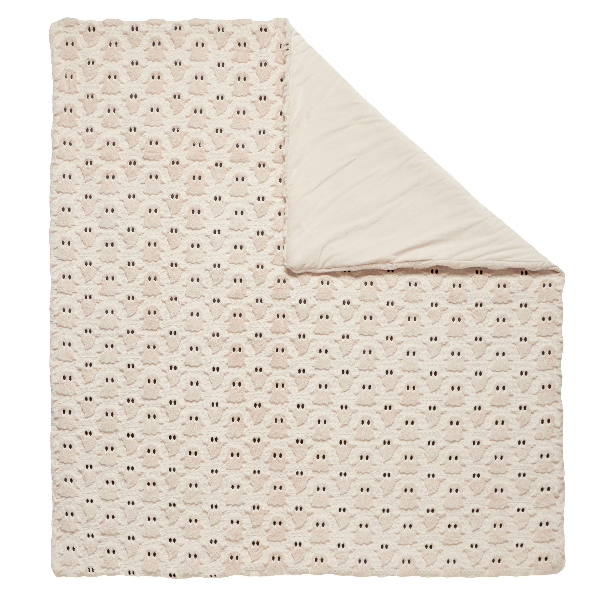 Halloween Embroidered Faux Fur Throw
