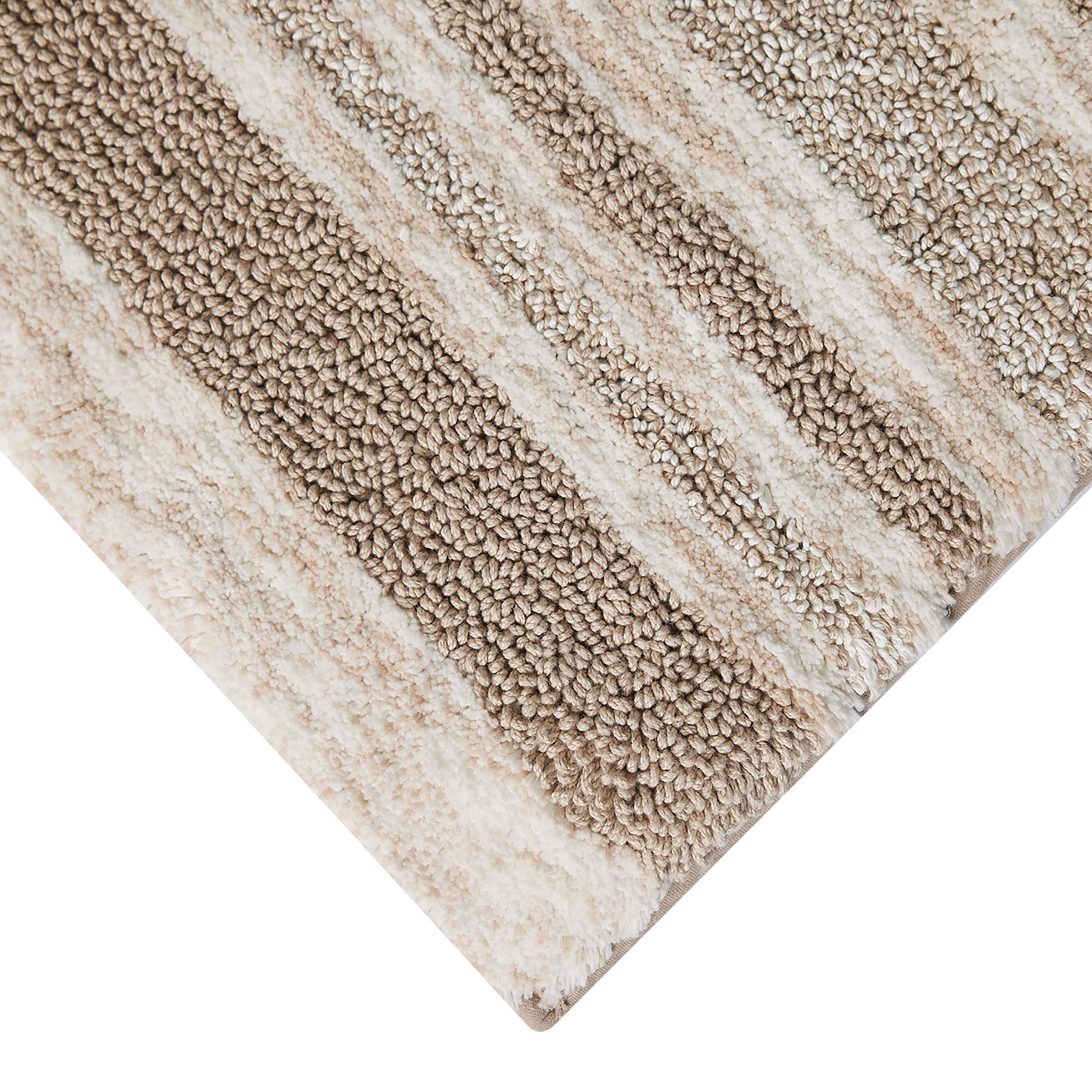 Cotton Stripe Bath Mat