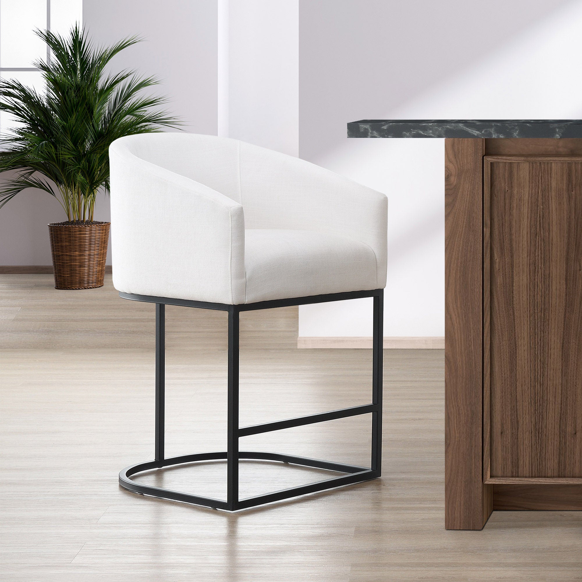 Bastion Fabric Counter Height Stool