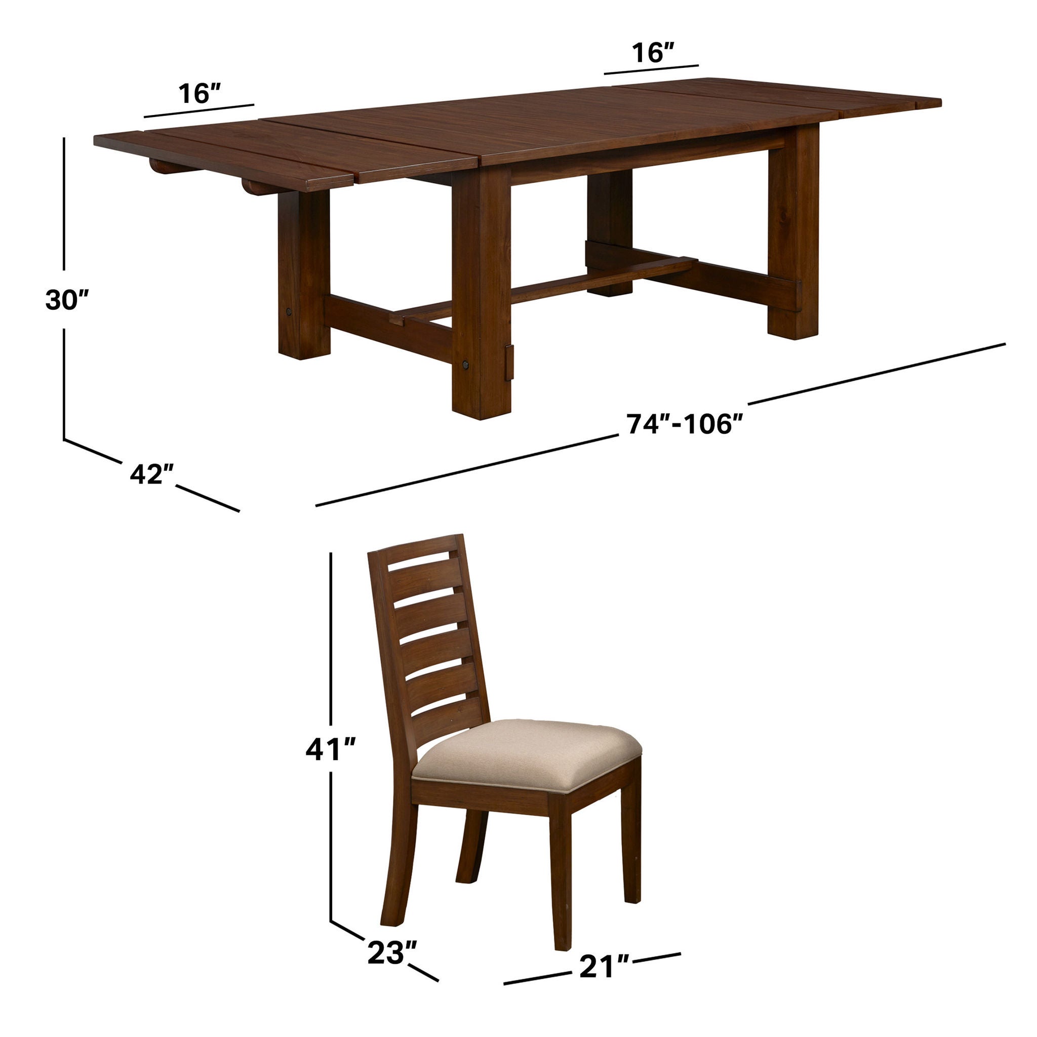 Corrine Dining Table Collection - Ash Blonde