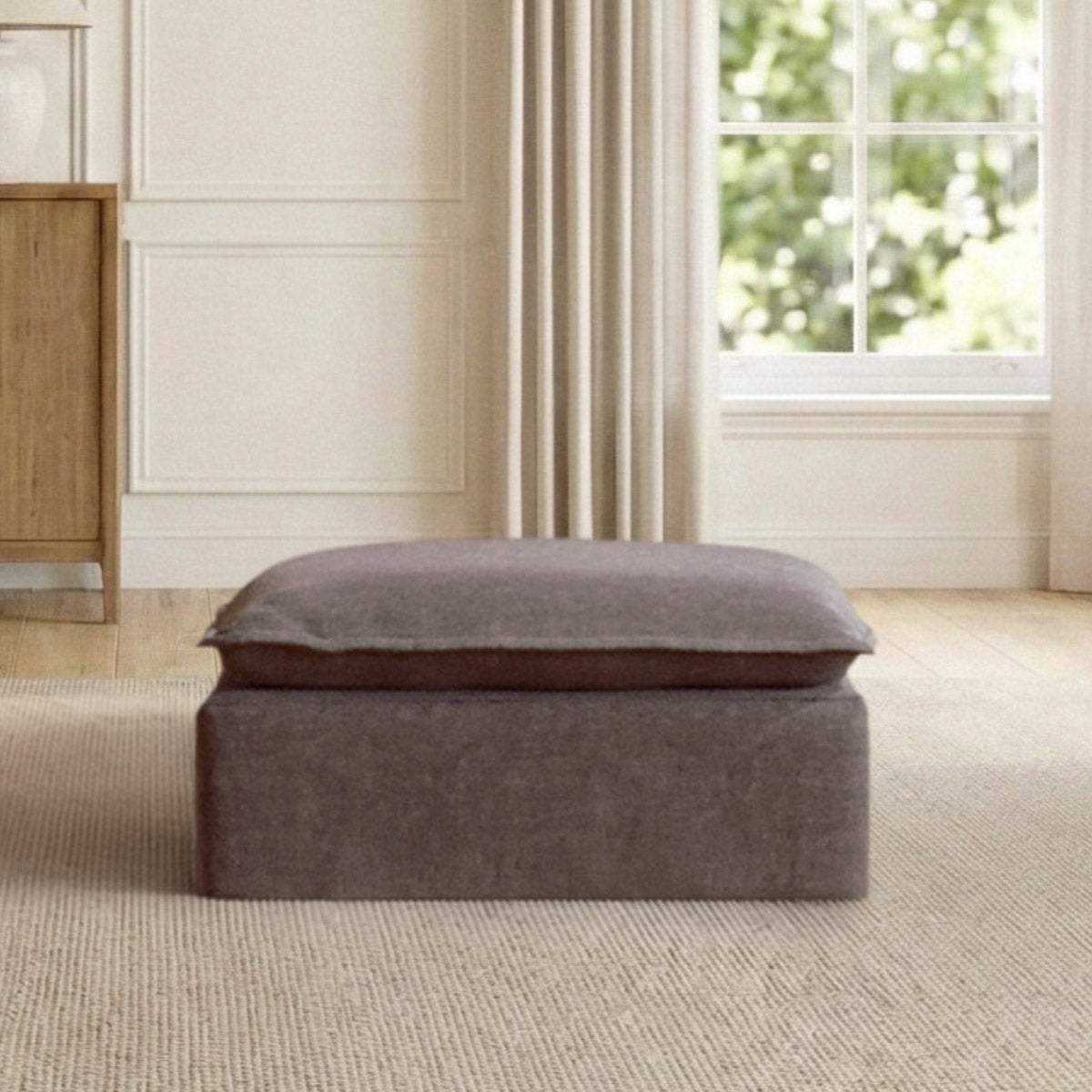 Anabei Washable Modular Ottoman