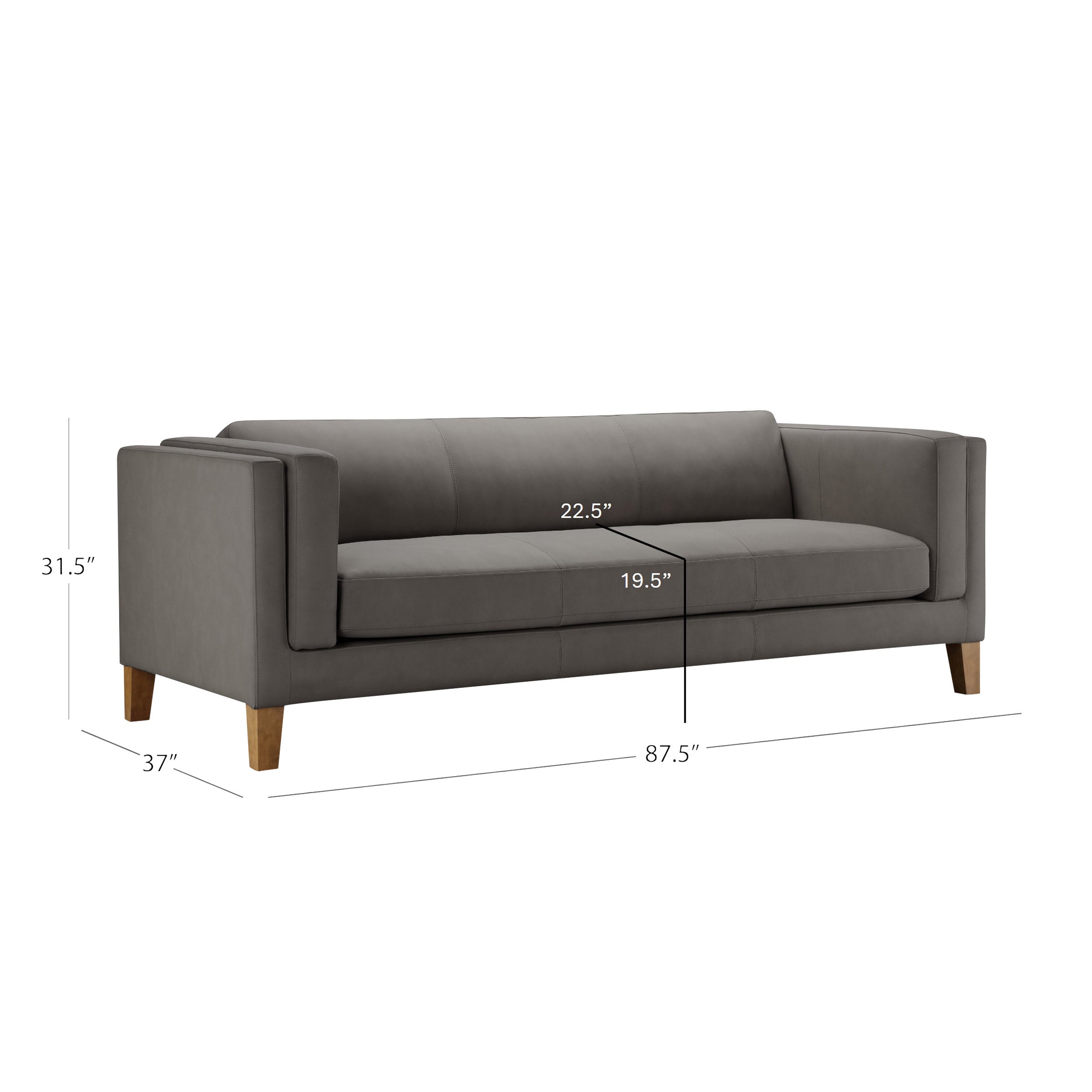 Boyd Top Grain Leather Sofa