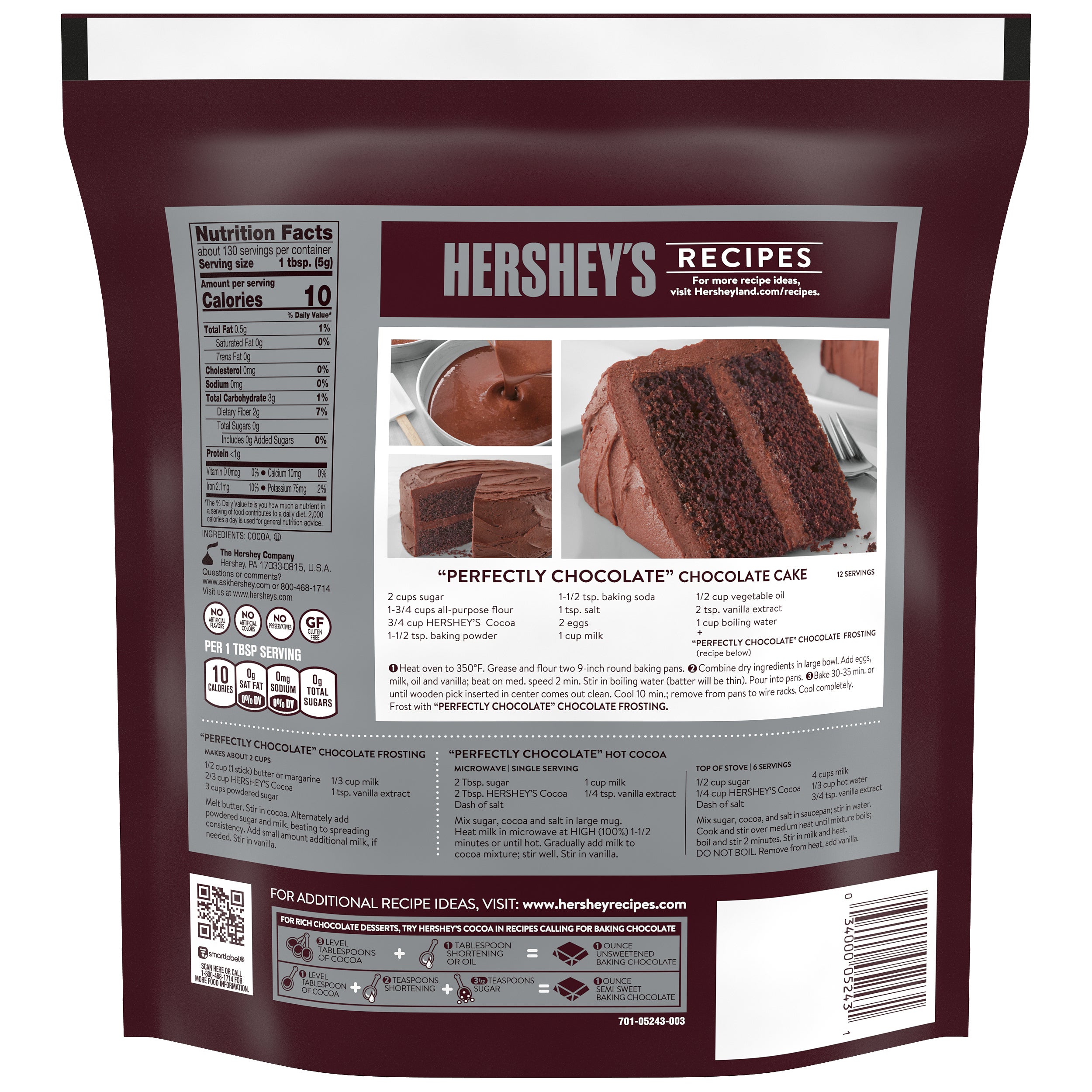 Hershey's Unsweetened Cocoa, 23 oz