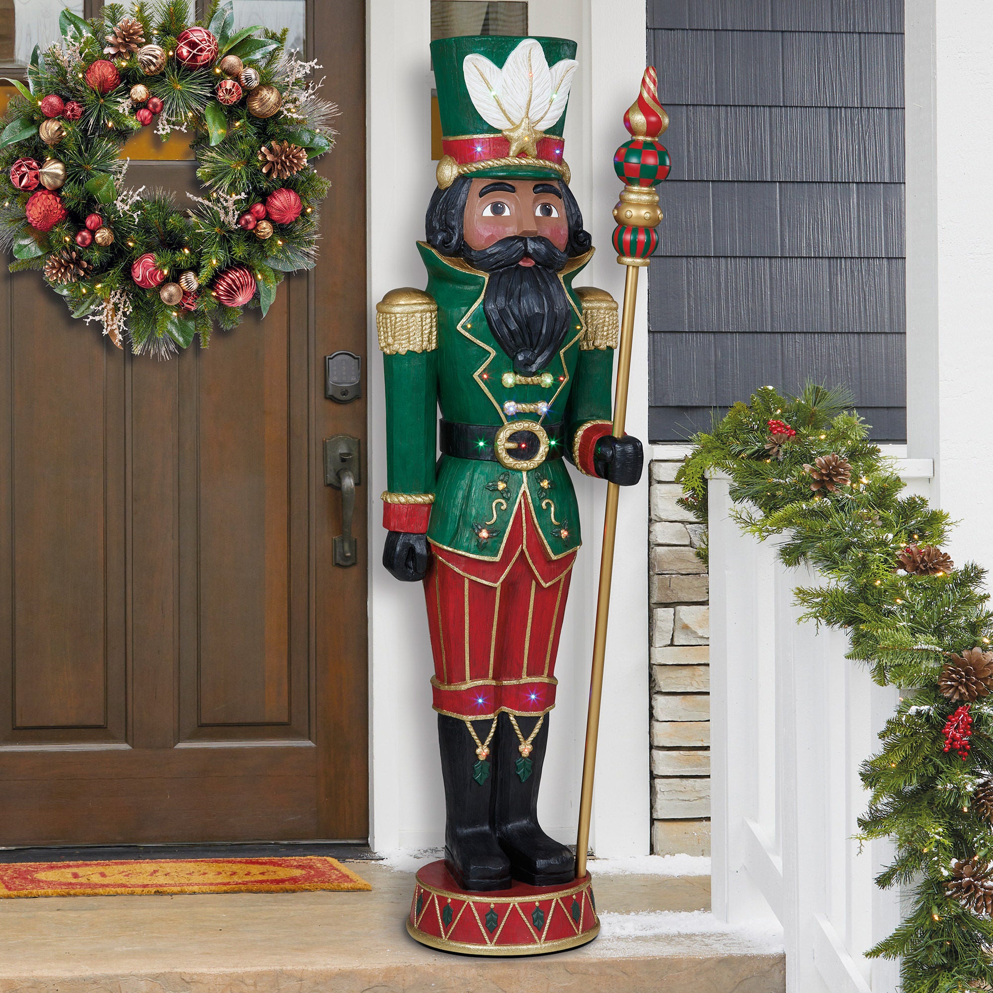 6' Nutcracker with LED Lights & Music