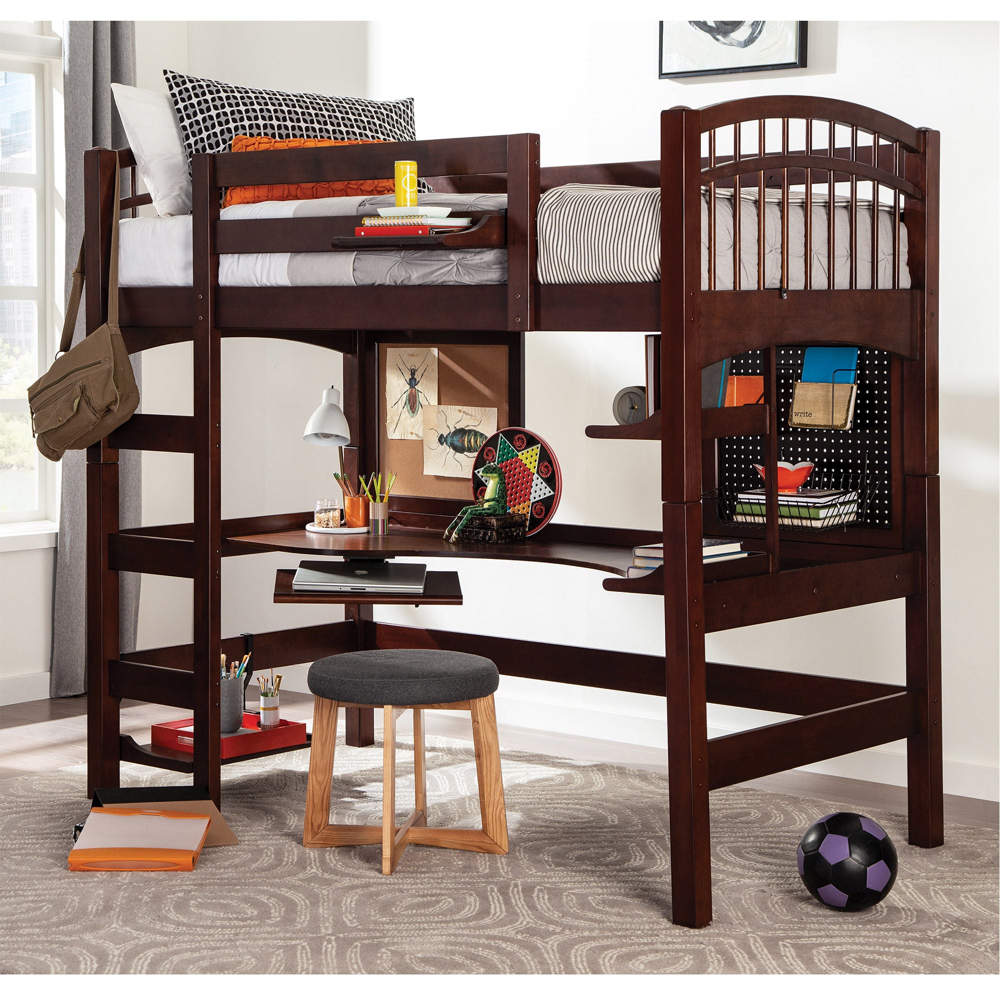 Mckenzie Twin Study Loft Bed