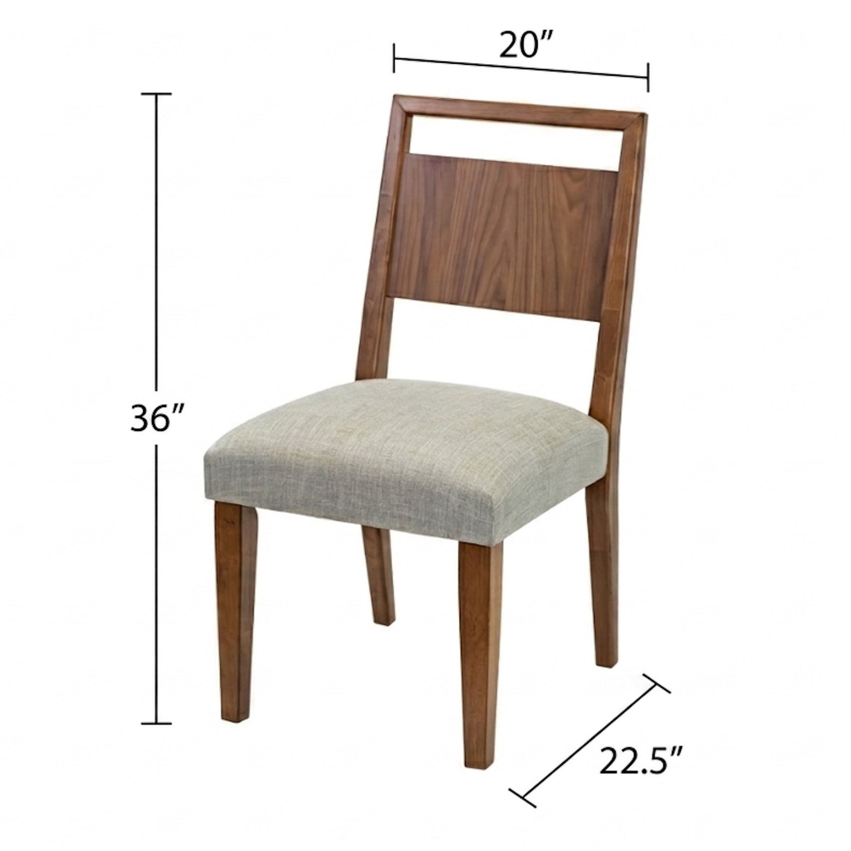 Cupertino Dining Chair, Set of Two