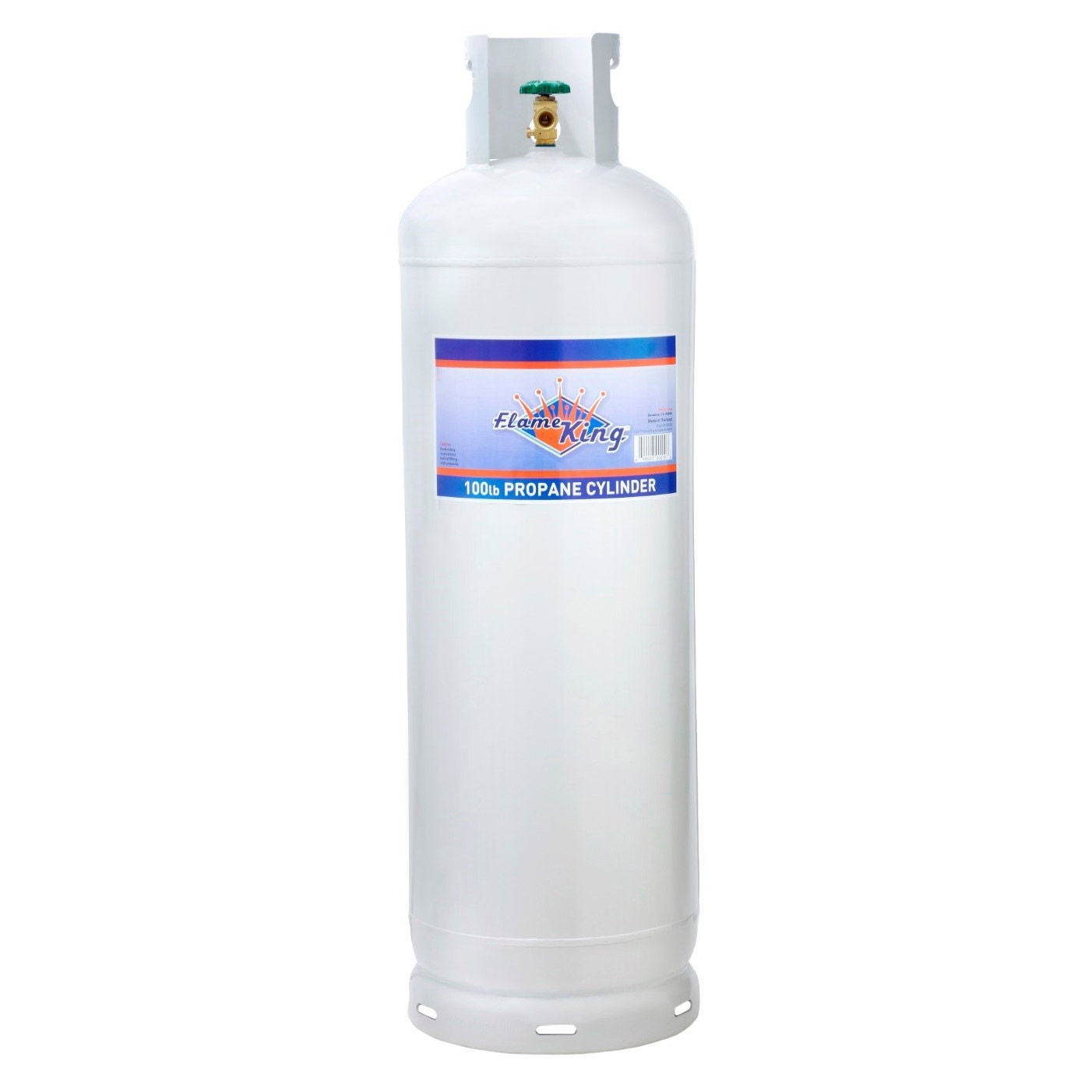 Flame King 100 lb Empty Steel Propane Cylinder with POL Valve