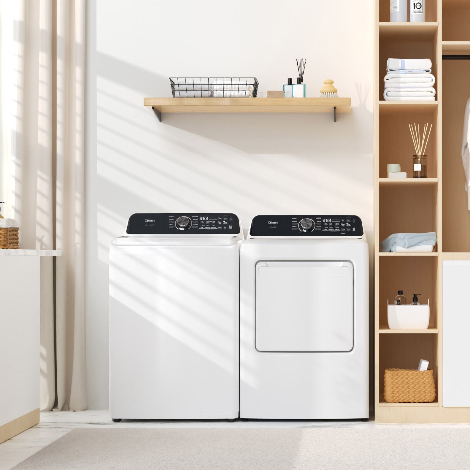 Midea 7.0 cu. ft. ELECTRIC Dryer with Sensor Dry