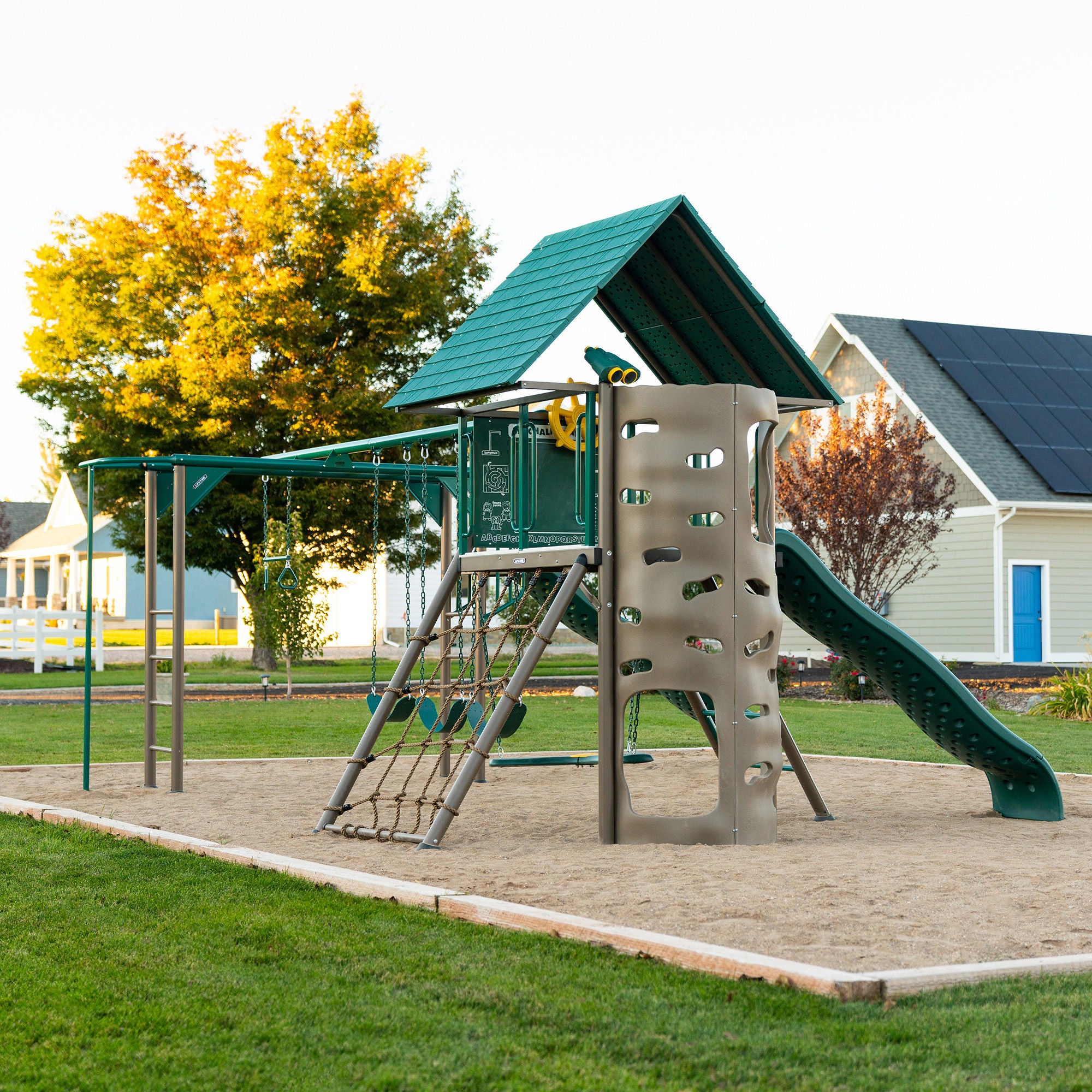 Lifetime Double Slide Deluxe Swing Set- Do It Yourself