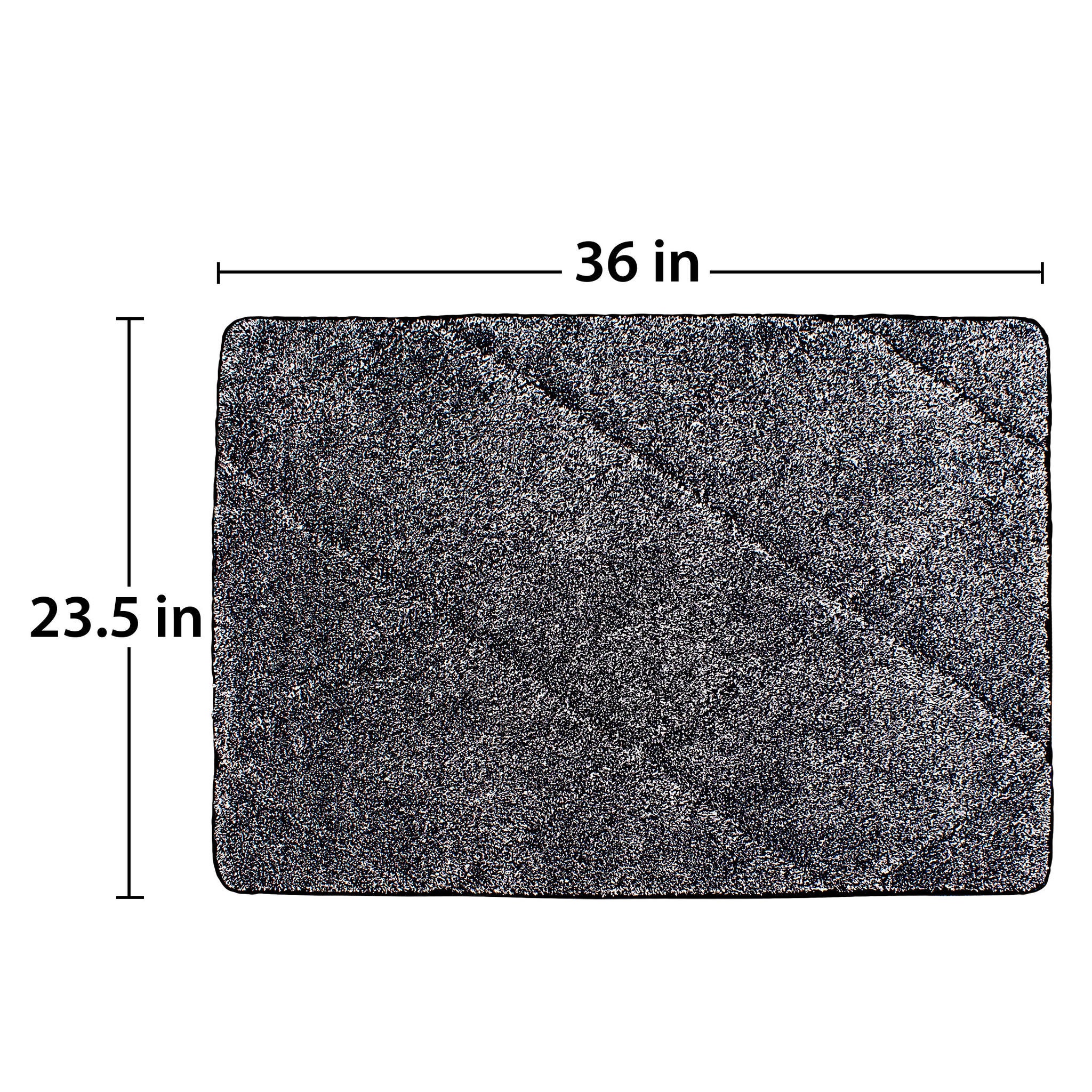 Eurow Trek N' Clean Microfiber Floor Mat, 2-pack