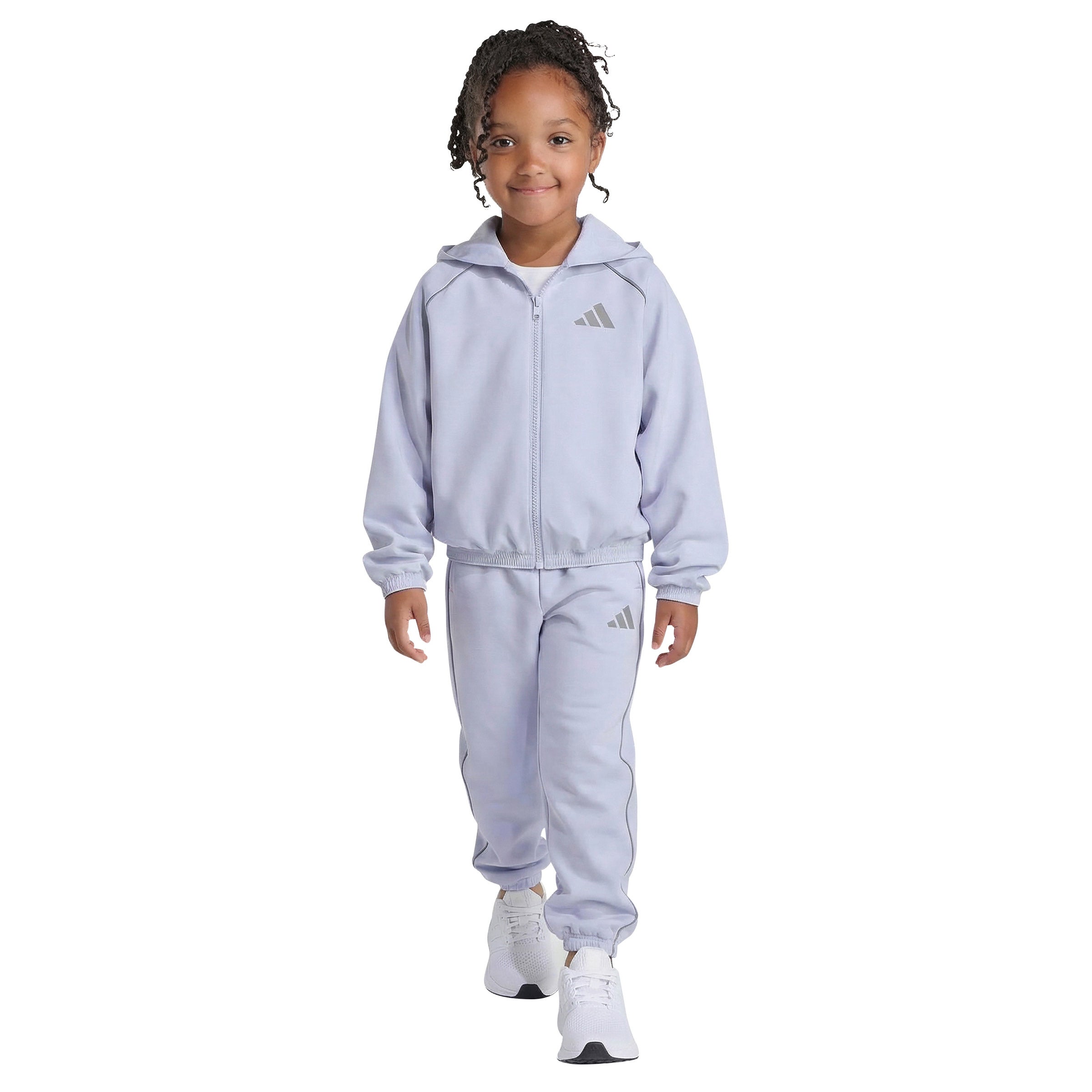 adidas Kids' 2-piece Tricot Hooded Set