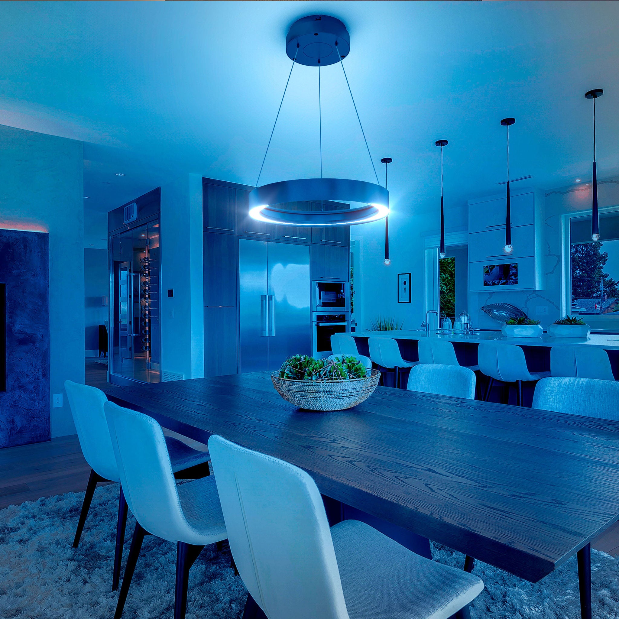 Atomi Smart 19" Wi-Fi Aureus Chandelier