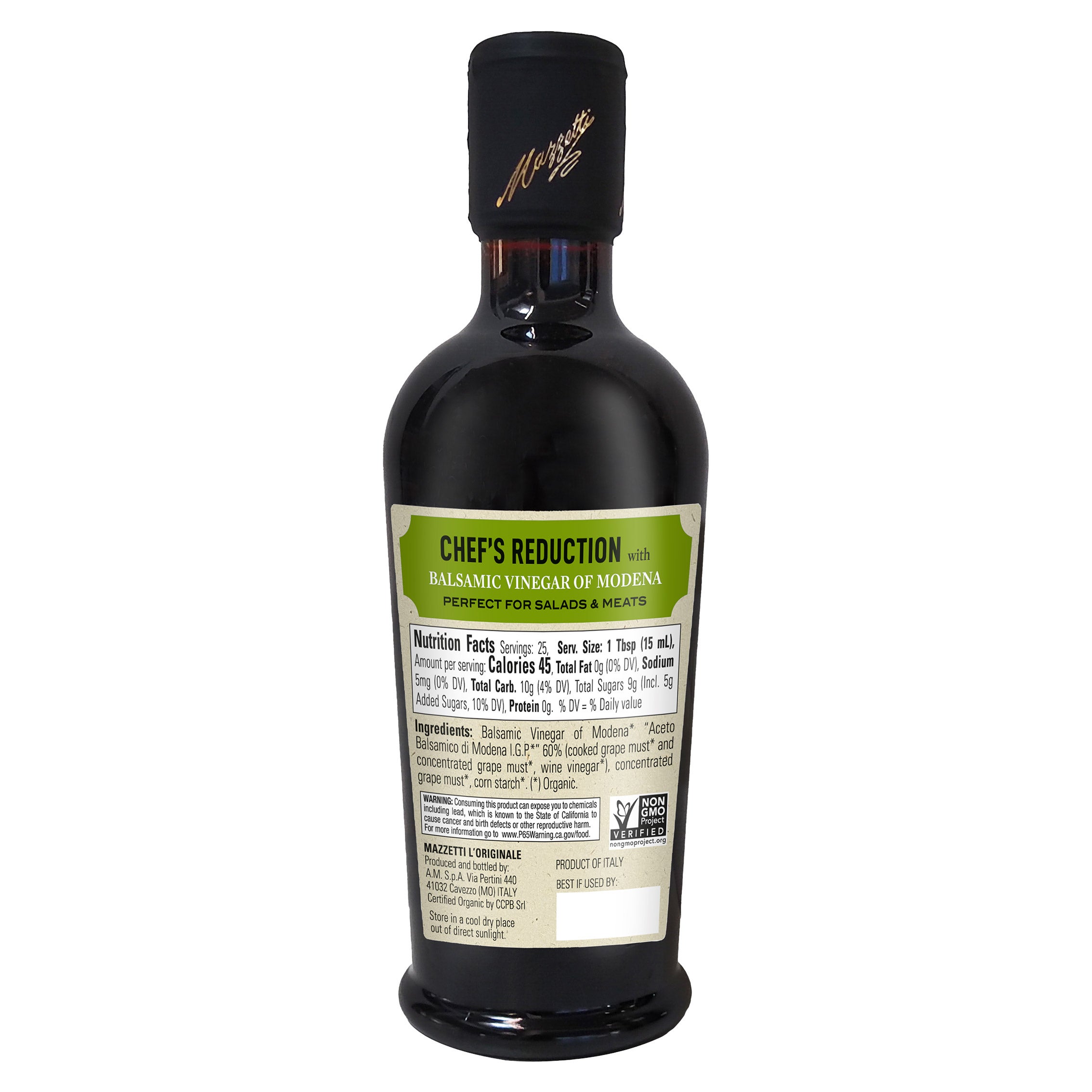 Mazzetti l'Originale 12.89 oz Organic Balsamic Glaze 3-pack