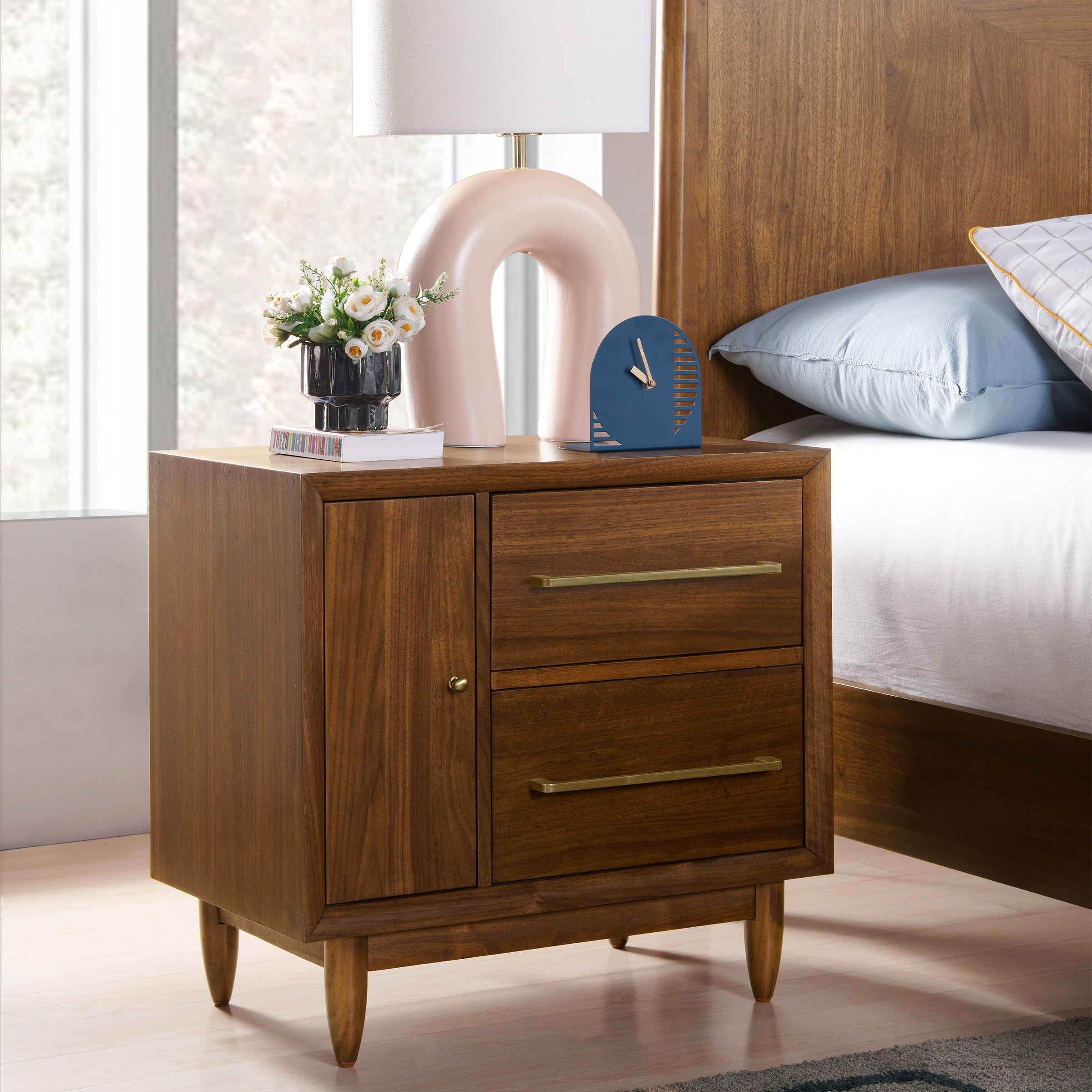 Marina Del Rey Nightstand with Power