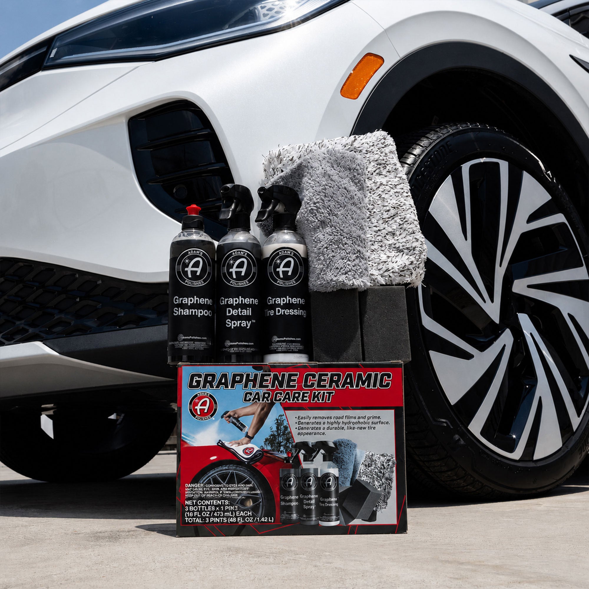Adam's Polishes Graphene Ceramic 8-piece Car Care Kit