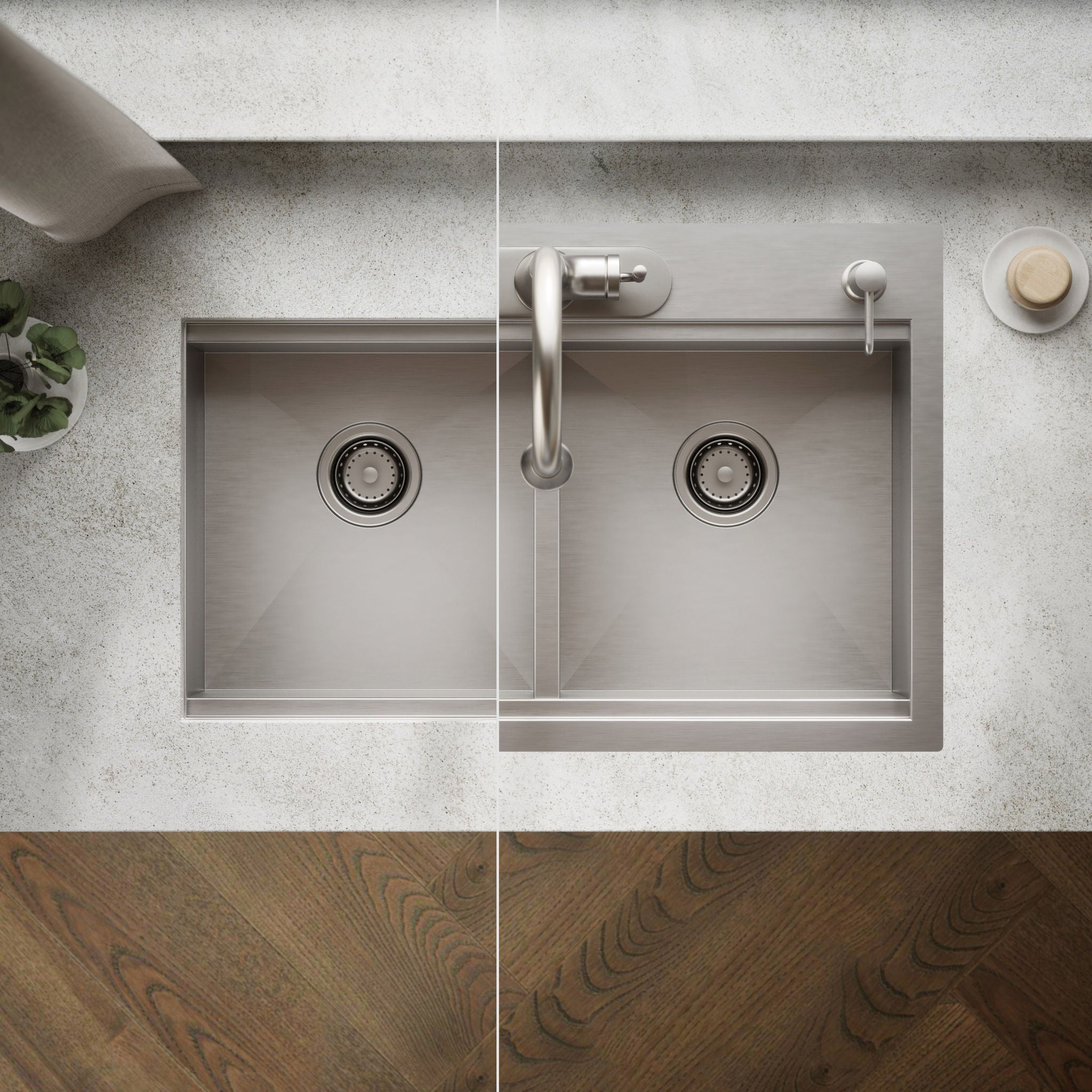 Kohler Lyric Dual Mount Workstation Kitchen Sink Kit