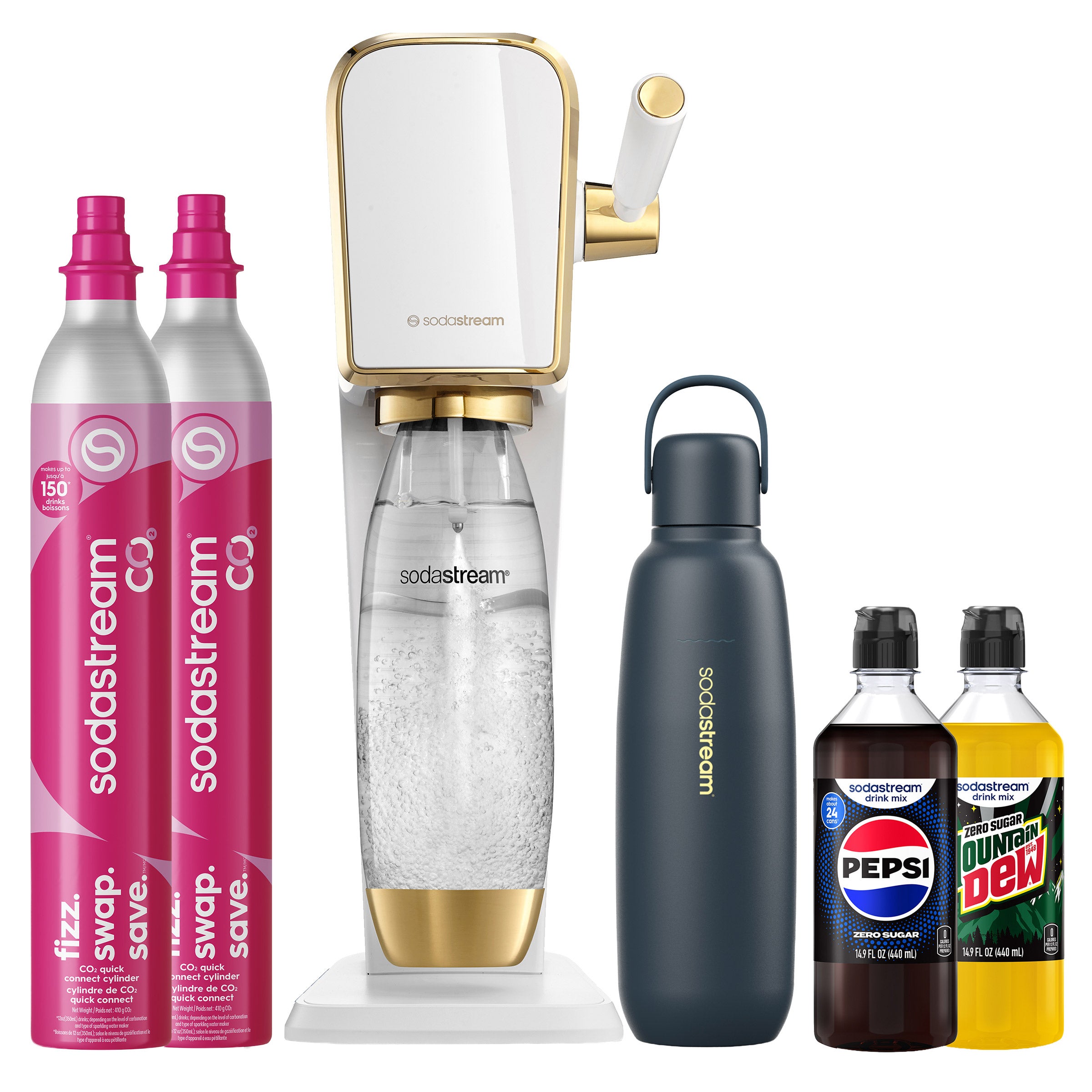 SodaStream Art Sparkling Water Maker Bundle