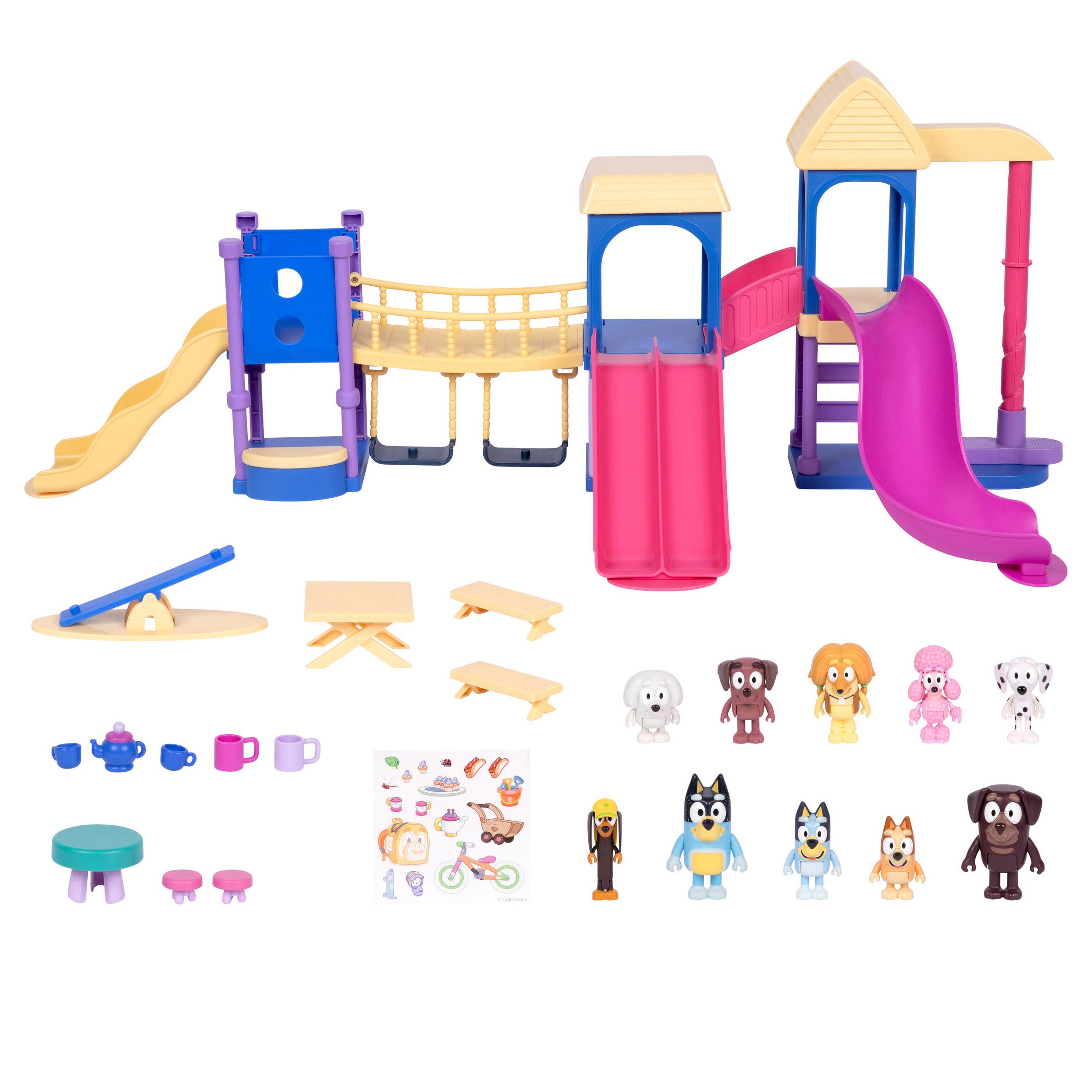 Bluey's Playdate Playground Set
