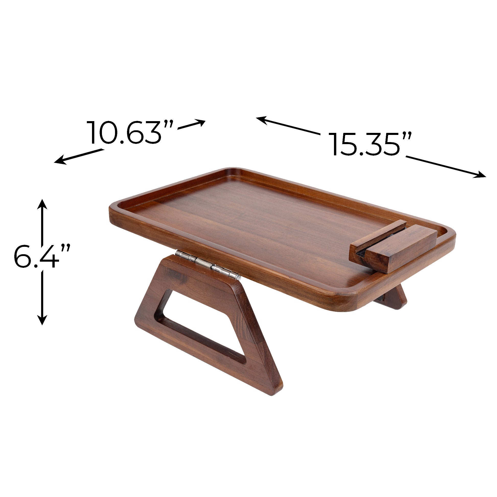 Smart Design Acacia Armrest Tray