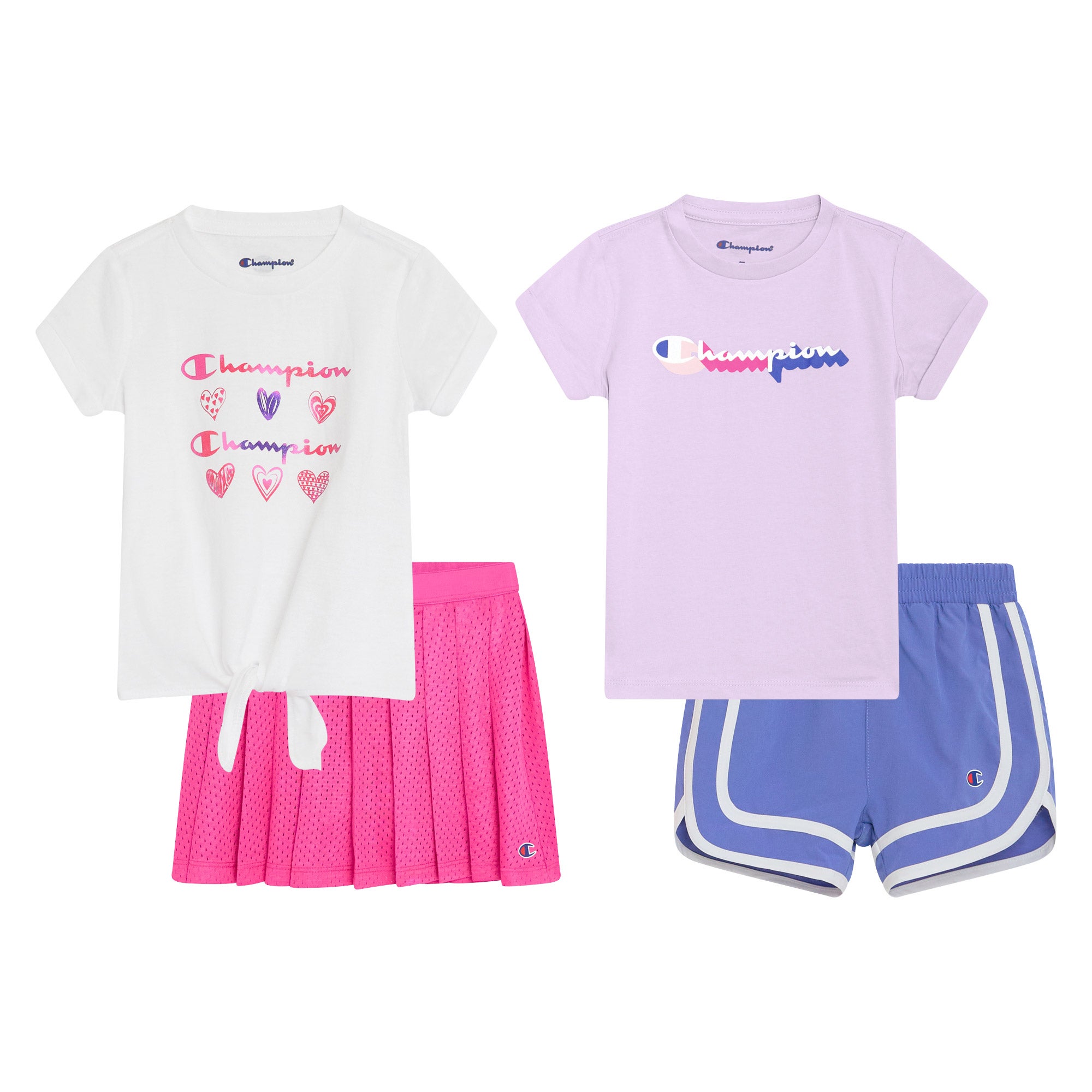 Champion Kids' 4-piece Skort Set