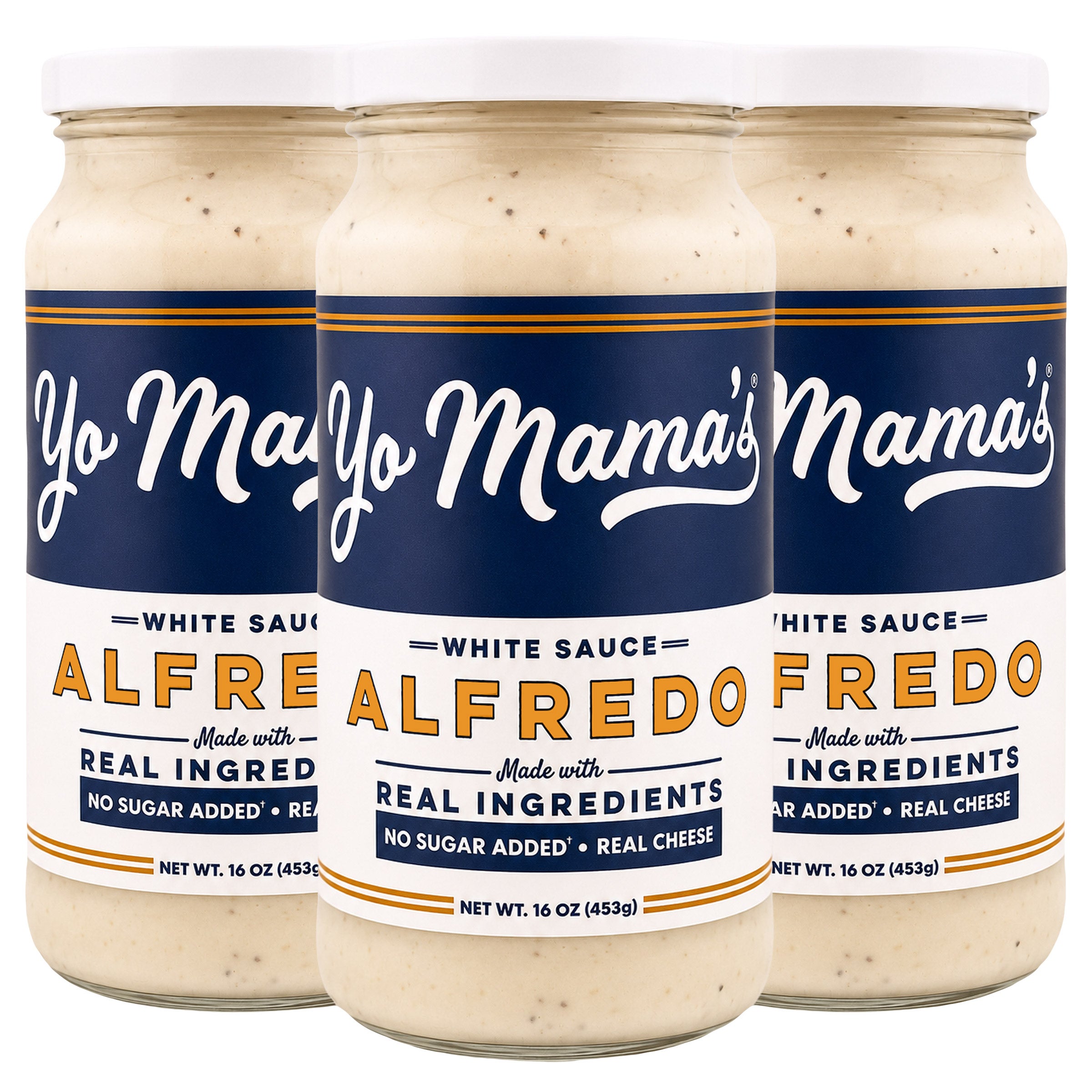 Yo Mama's Alfredo Sauce, 3-pack