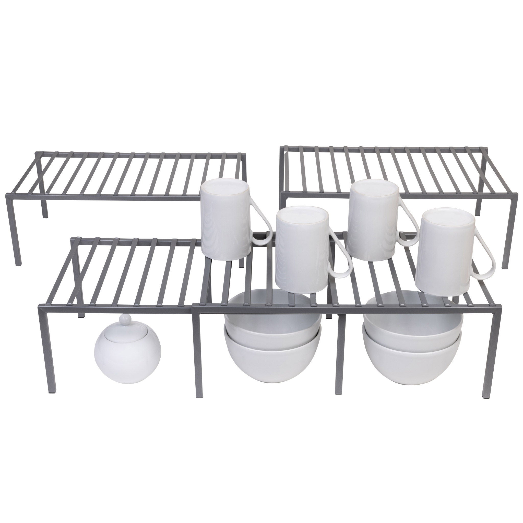 Smart Design Shelf Organizer, Set of 4