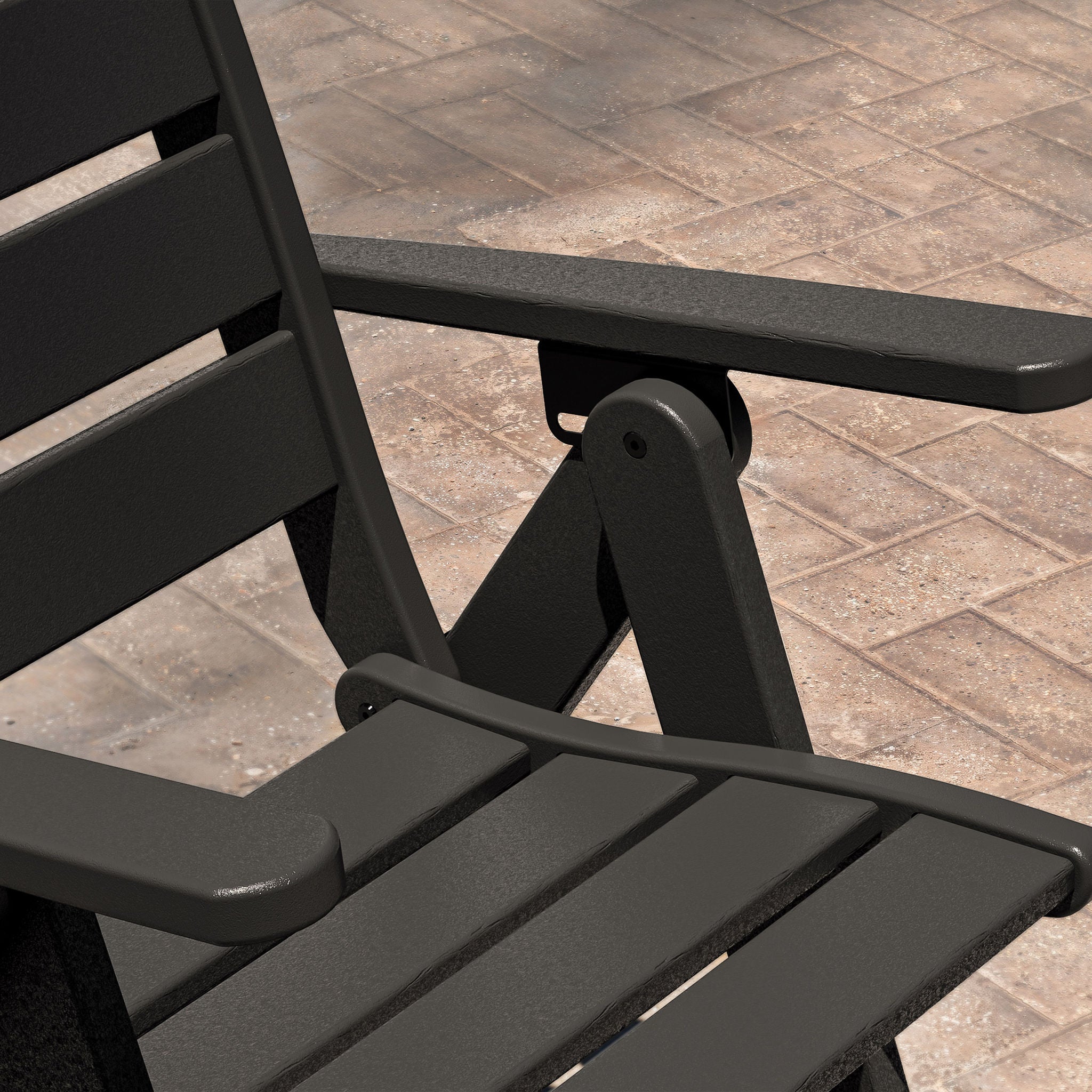 POLYWOOD Chesapeake Reclining and Folding Dining Chair