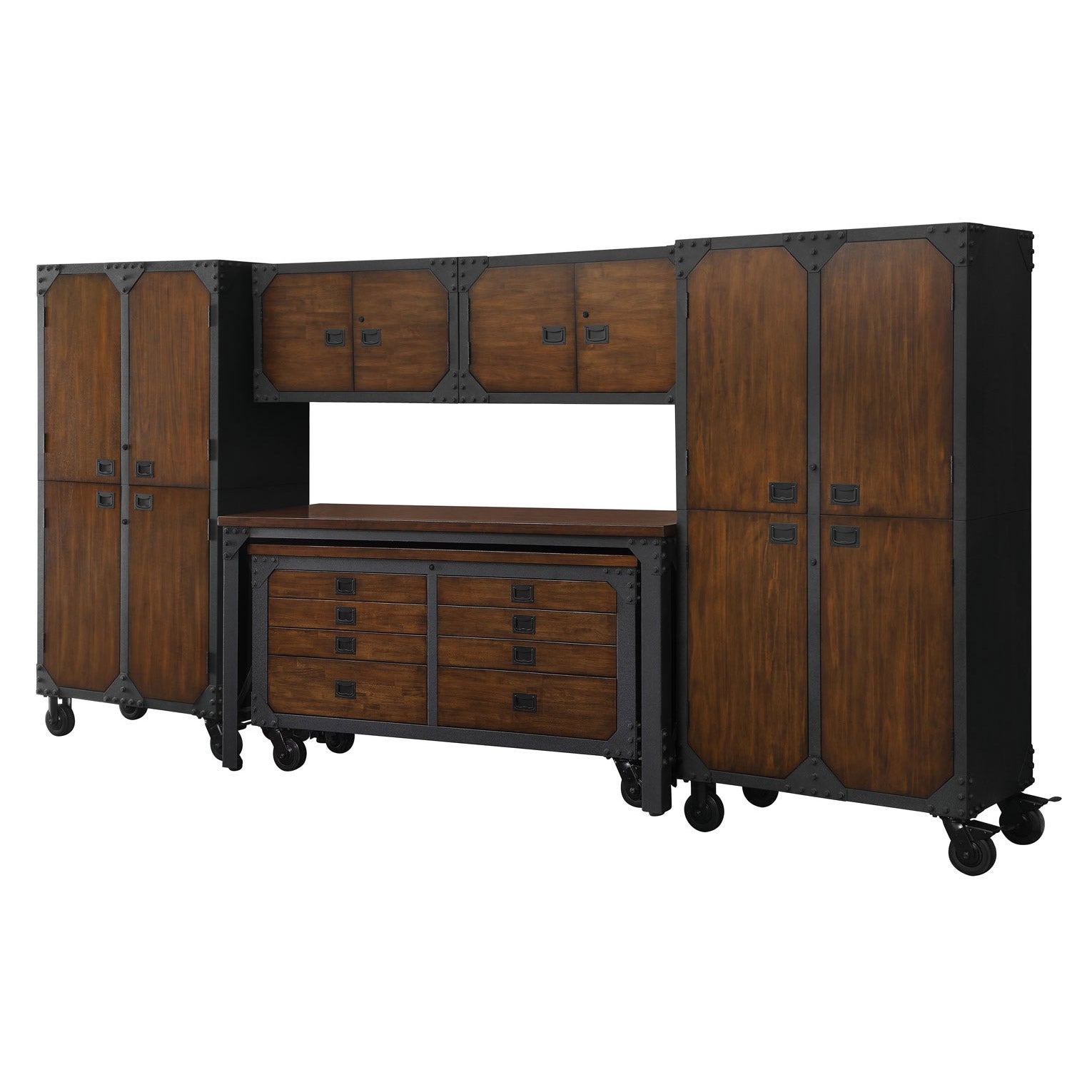 Whalen 6-piece Workbench & Cabinet Set