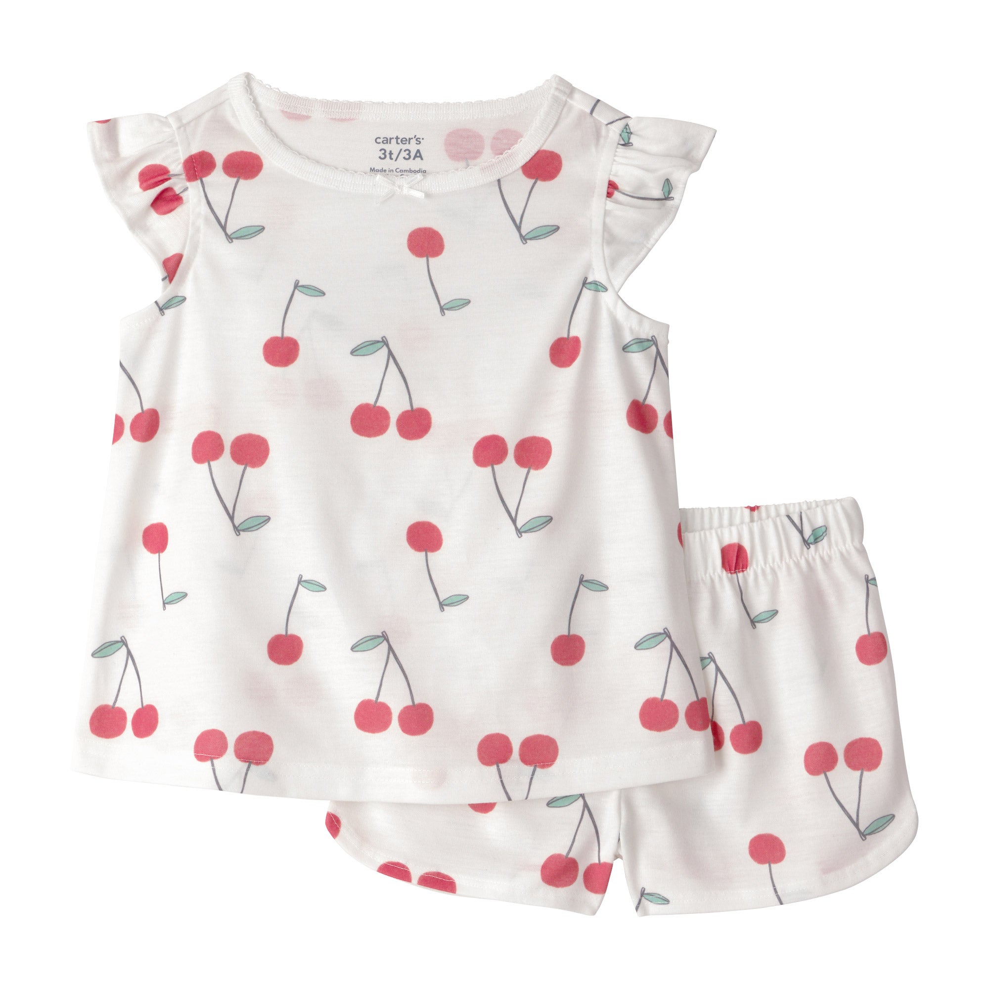 Carter's Kids' 4-piece Ruffle PJ Set