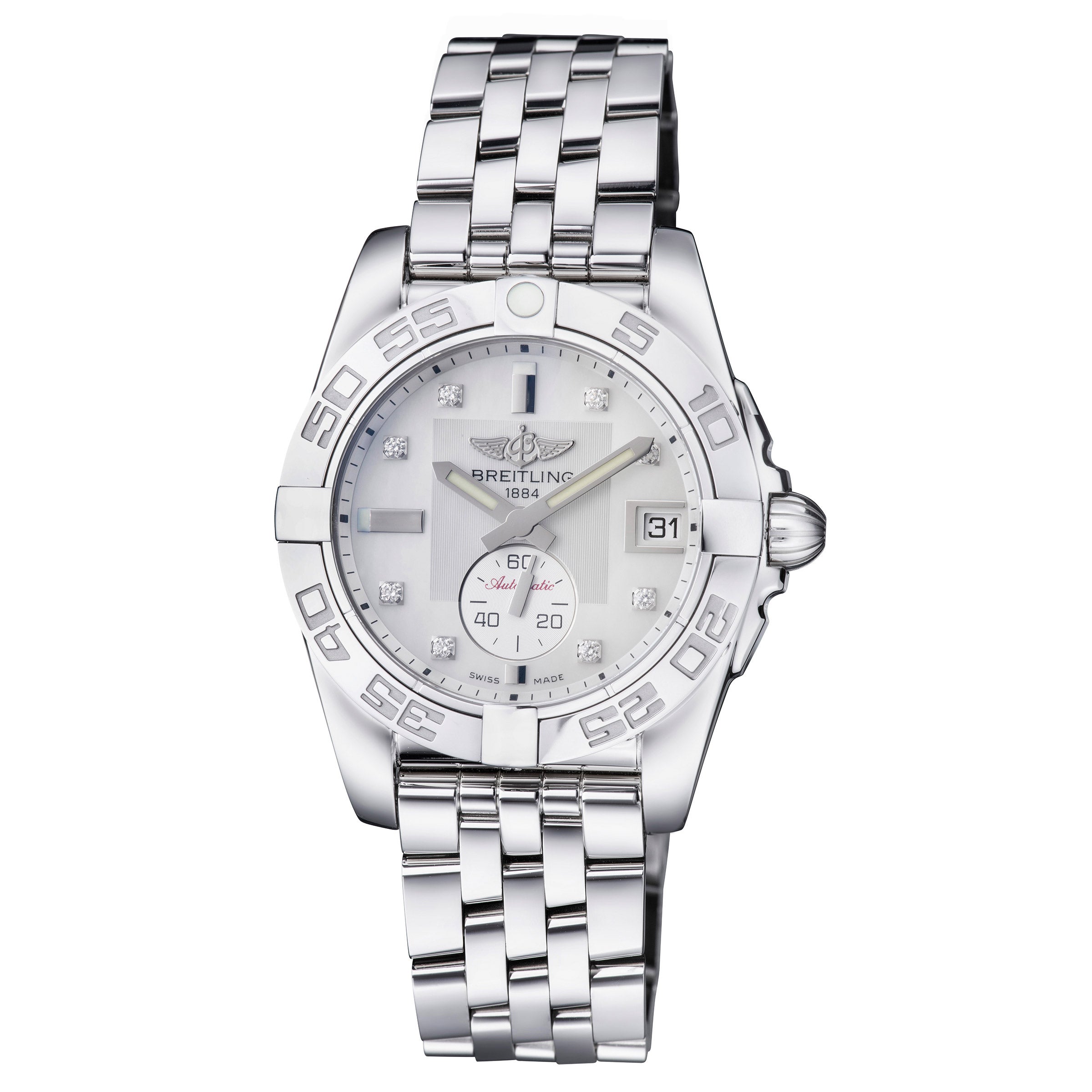 Breitling Galactic Stainless Steel Automatic Ladies