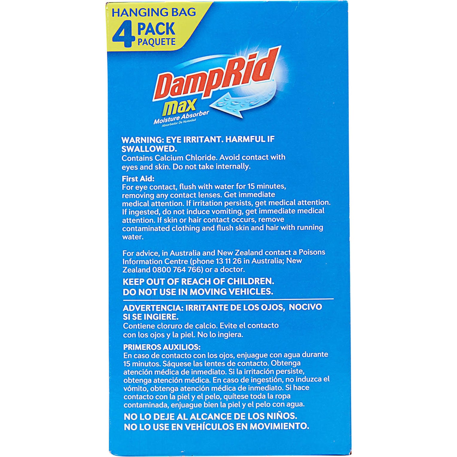 DampRid Max Moisture Absorber, 16 oz 4-count