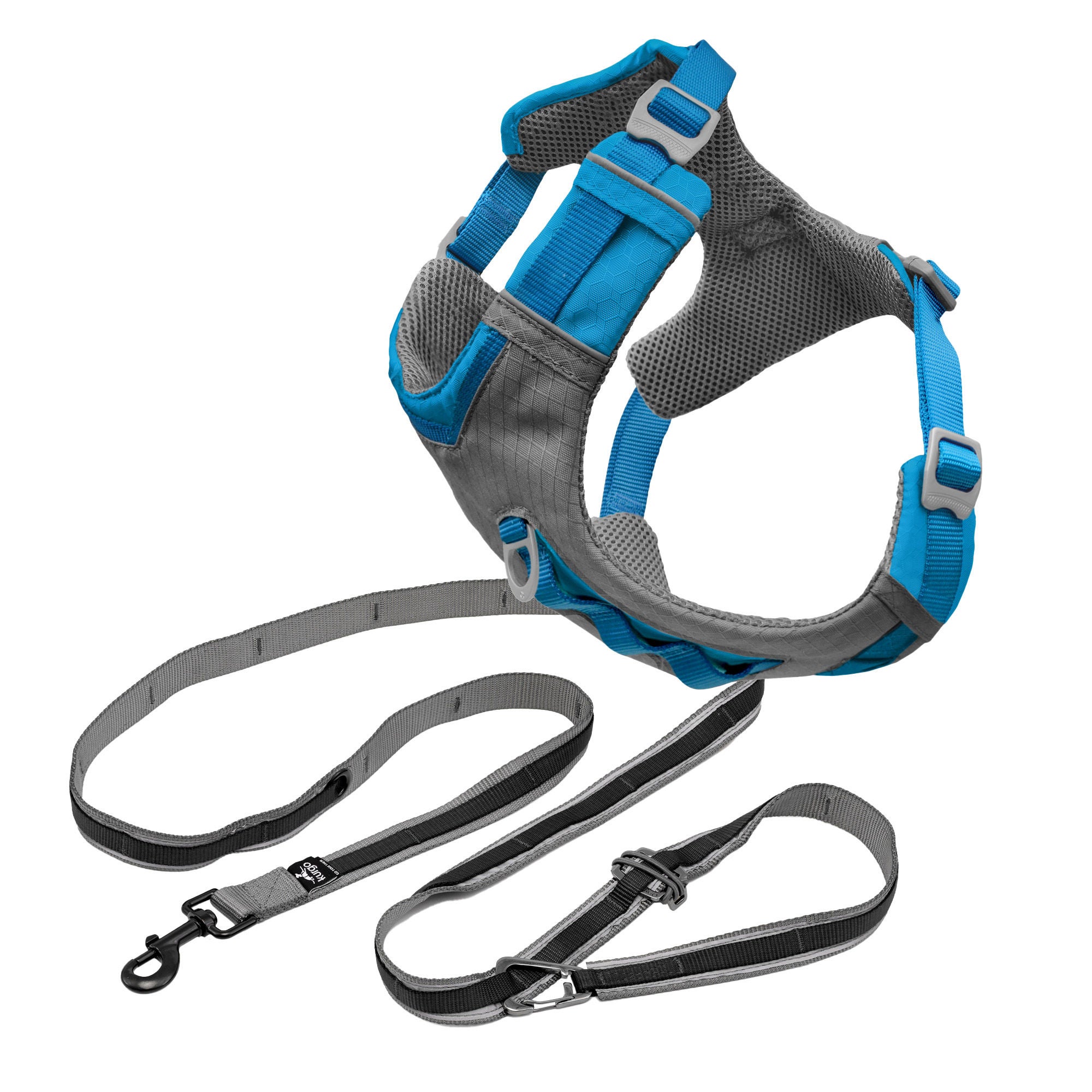 Kurgo Journey Air Harness and Quantum 6-in1 Leash Bundle