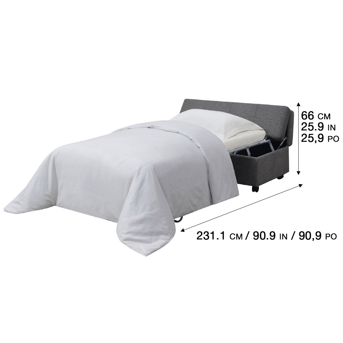 Drayper Sleeper Ottoman