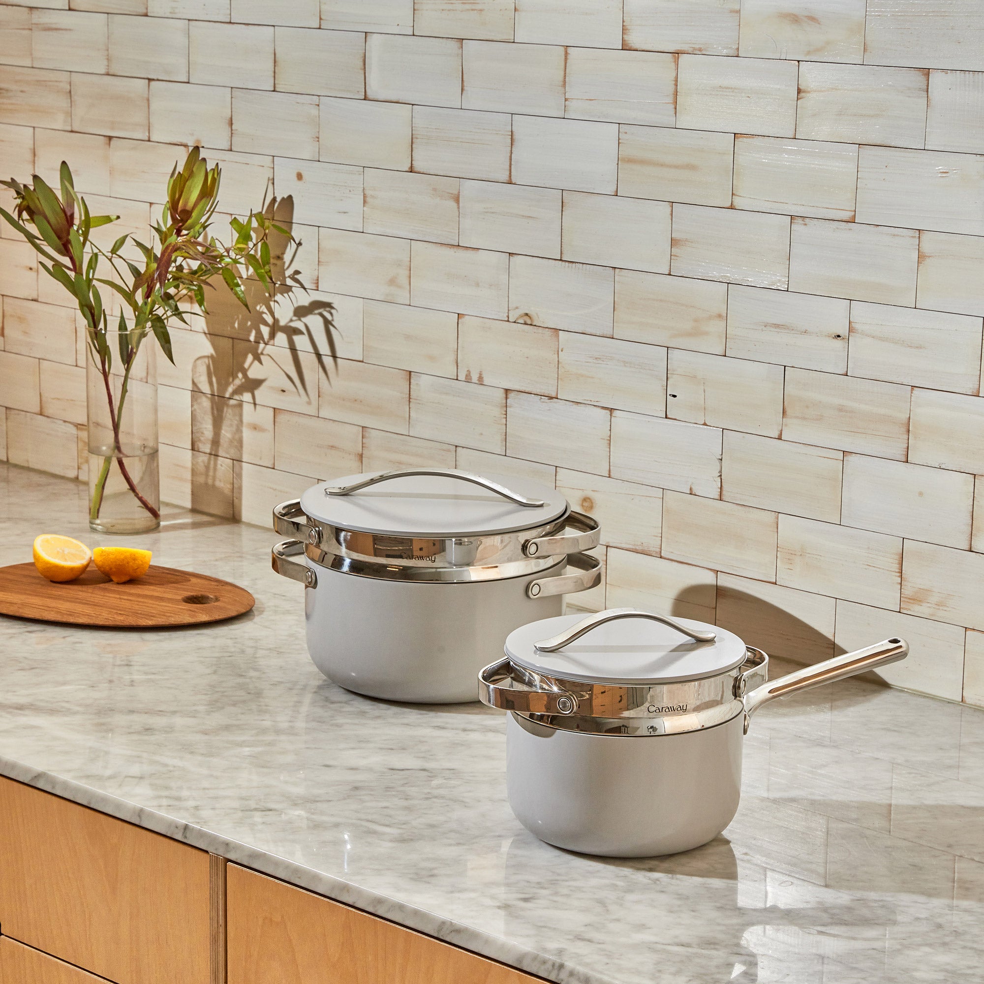 Caraway 18-piece Ceramic Cookware Set