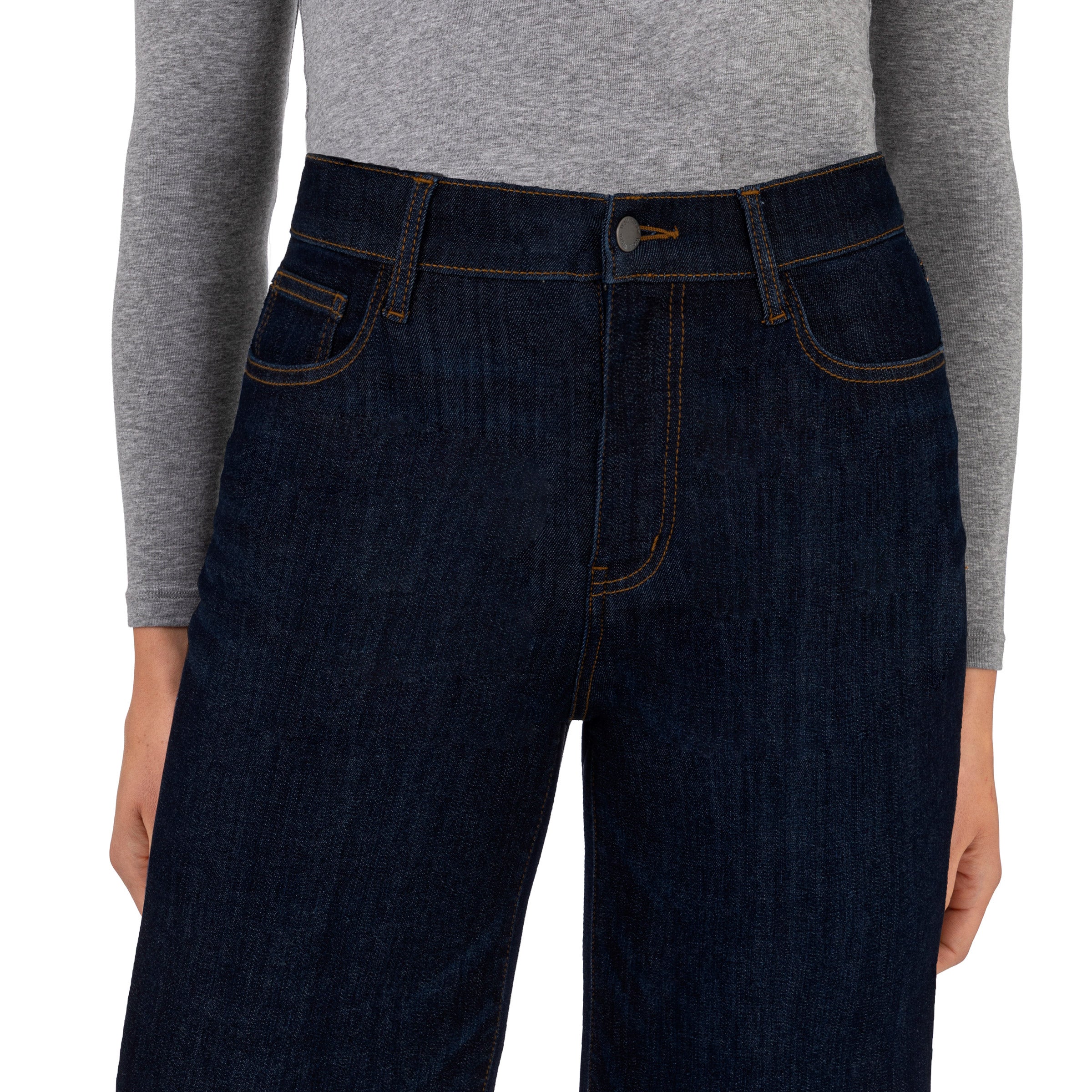 Well Worn Women's Tapered Wide Leg Jean
