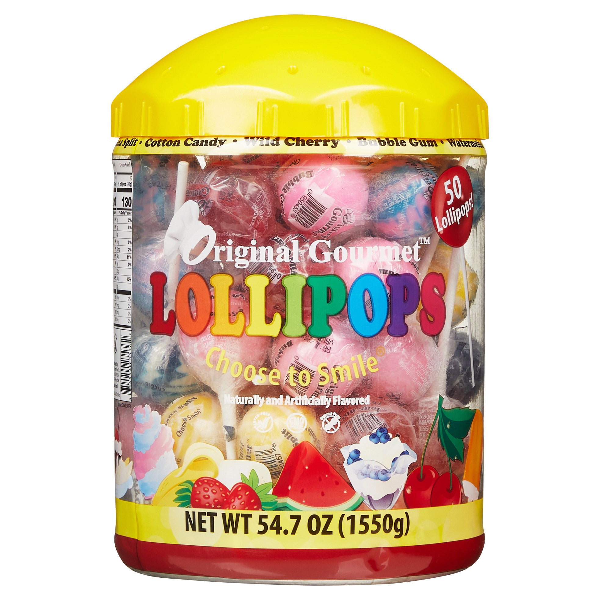 Original Gourmet Lollipops, Variety, 50-count
