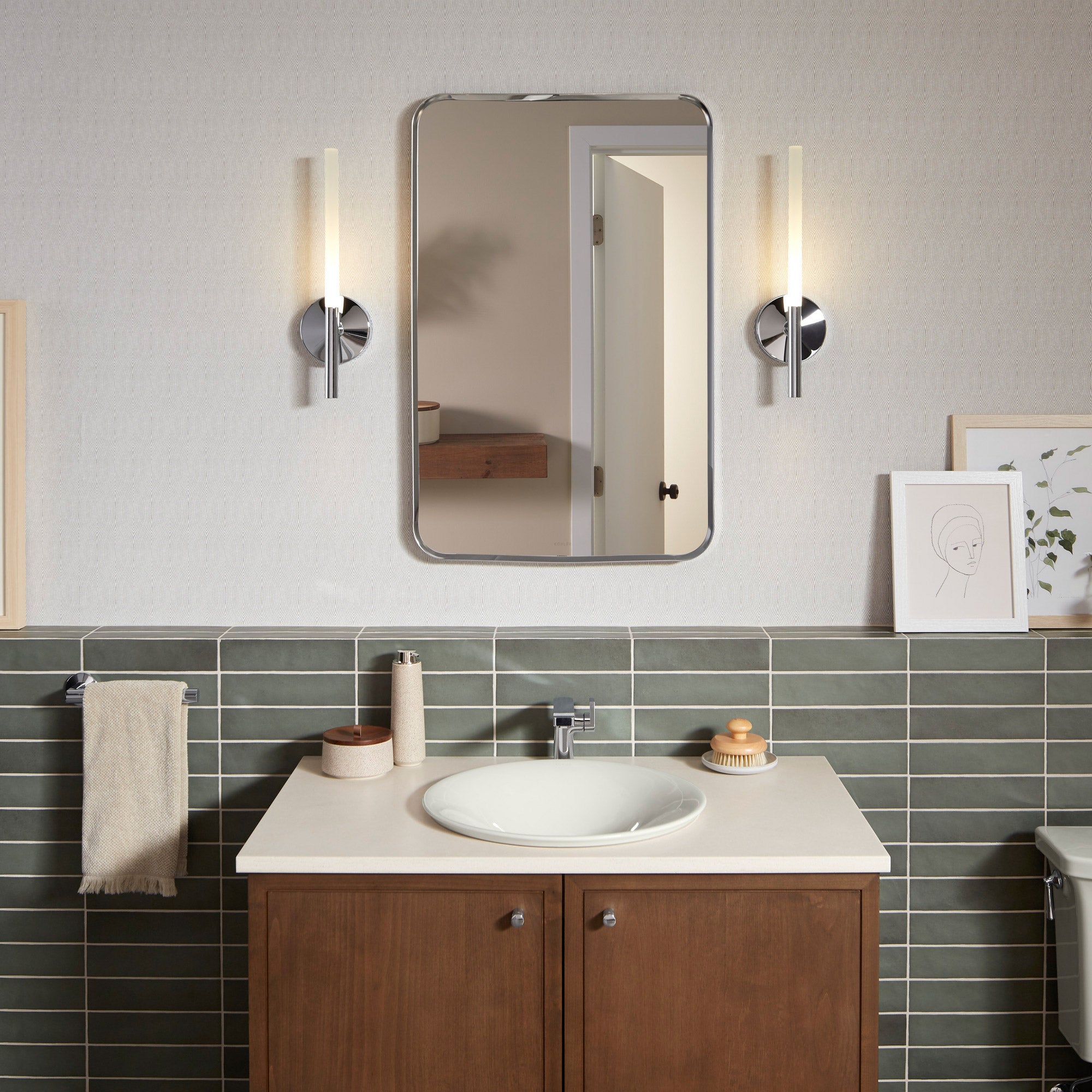 Kohler Orime Rectangular Framed Mirror