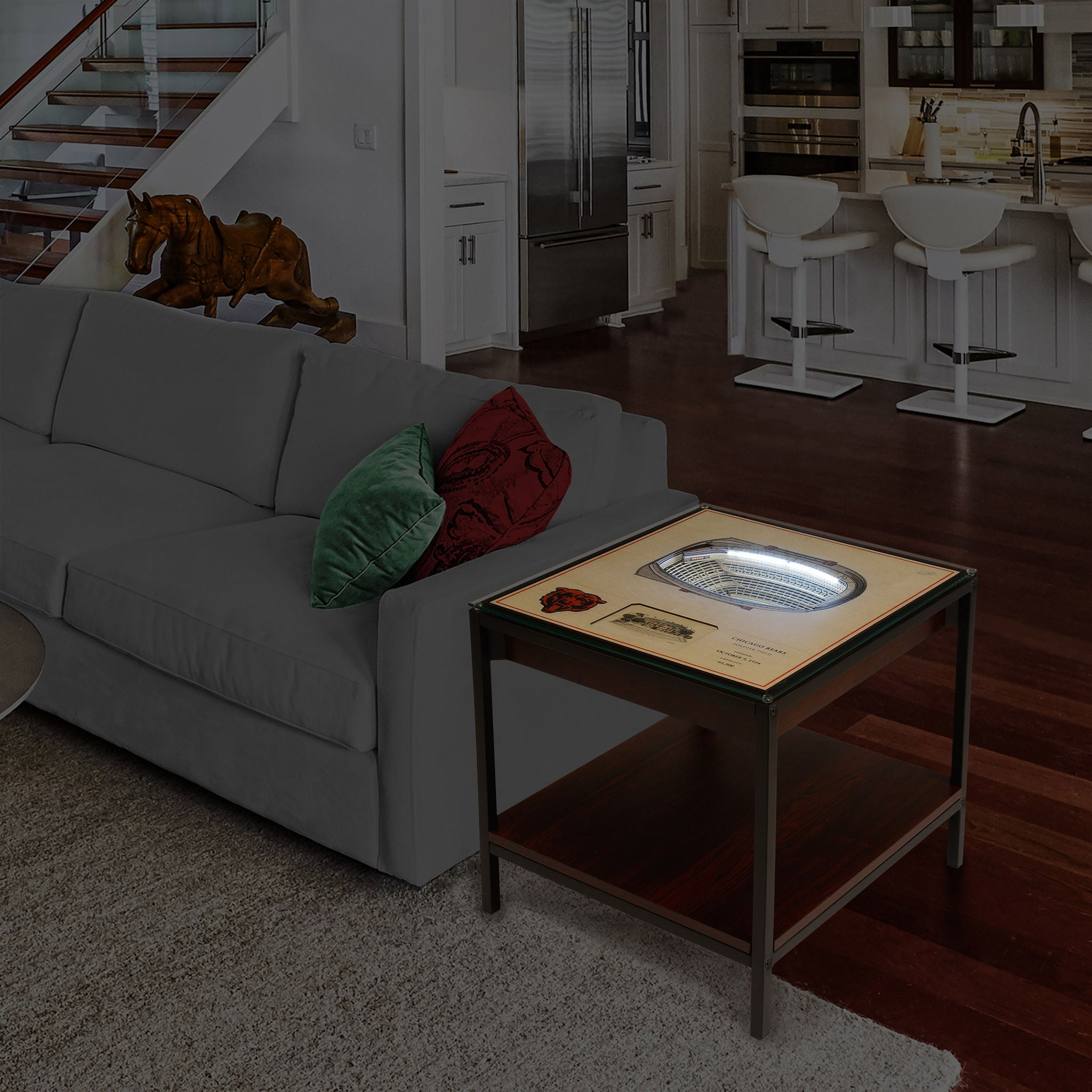 NFL 25-layer Stadium View End Table
