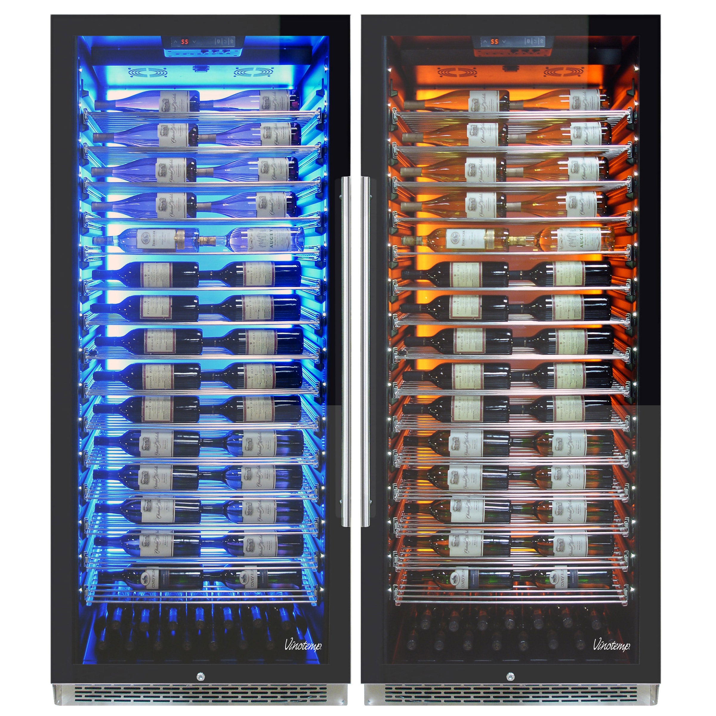 Vinotemp 188-Bottle Backlit Single-Zone Wine Cooler