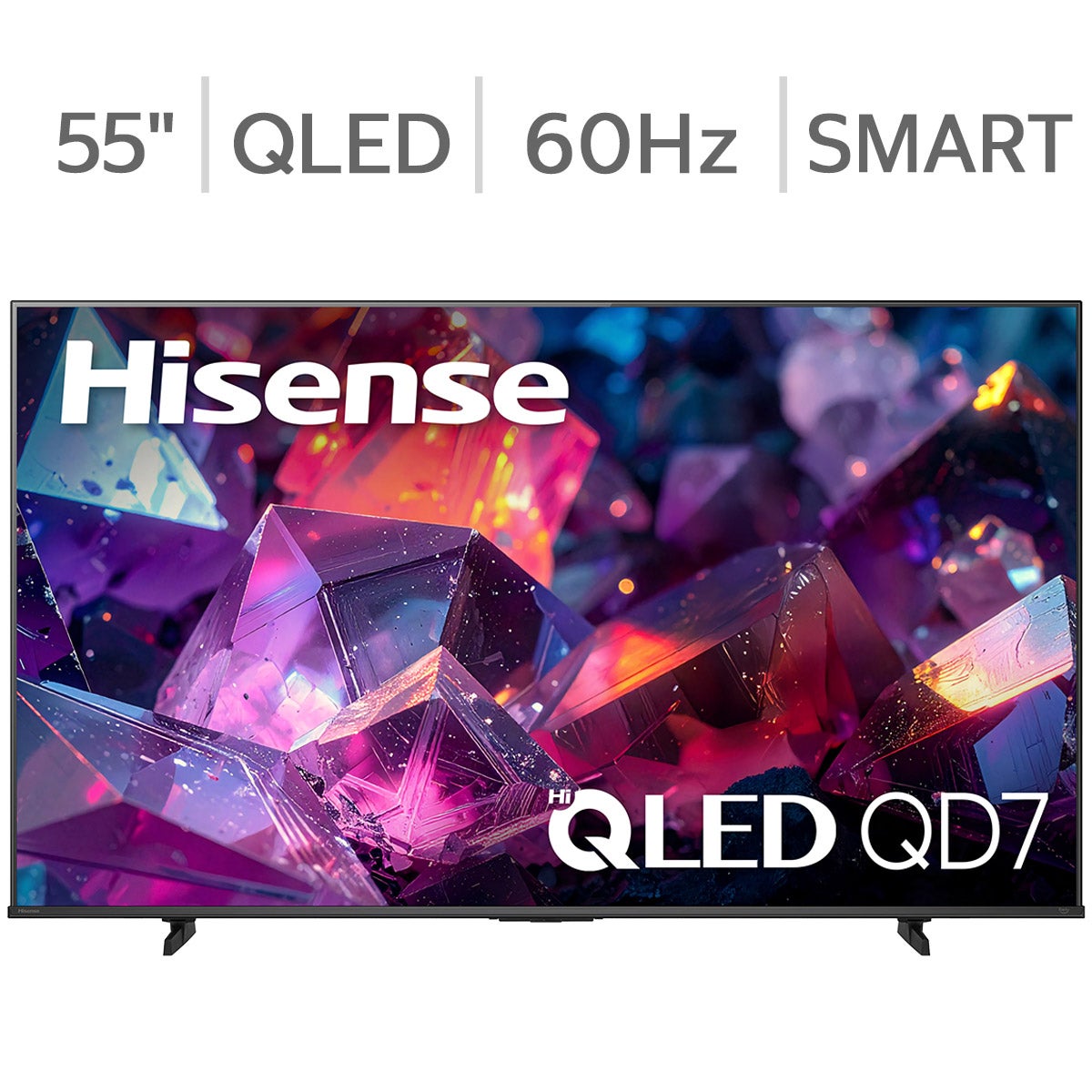 Hisense 55" Class - QD7 Series - 4K Hi-QLED Smart TV - Allstate 3-Year Protection Plan Bundle Included for 5 Years of Total Coverage*