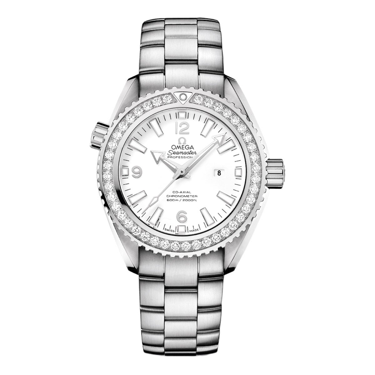 Omega Seamaster Planet Ocean 37.5mm Case Co-Axial Chronometer Ladies Automatic Watch