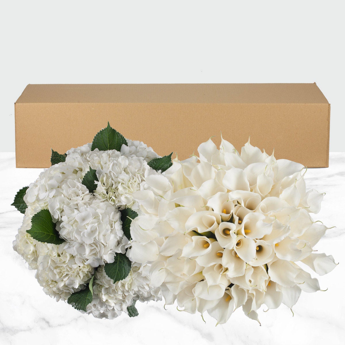 40-stem Calla Lilies and 20-stem Hydrangea