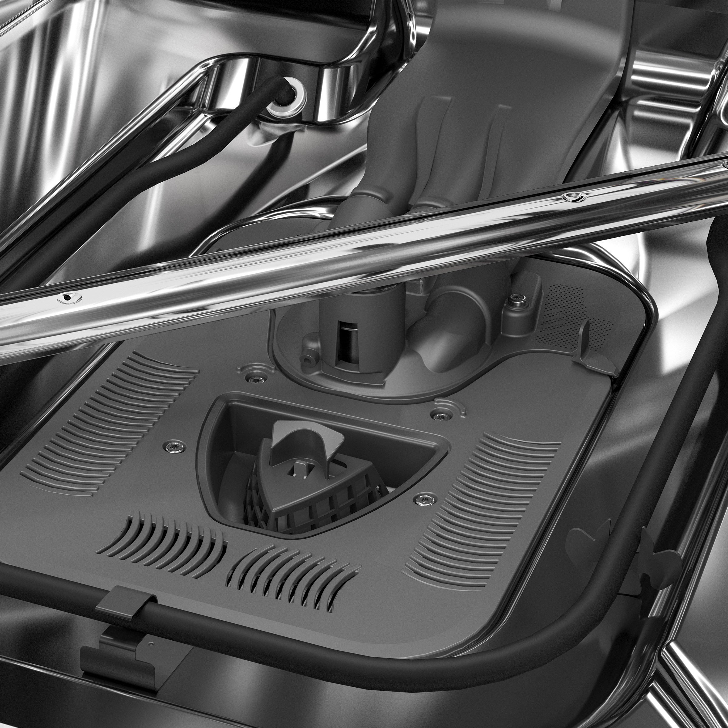 KitchenAid Front Control Dishwasher with FreeFlex Third Level Rack and ProWash Cycle