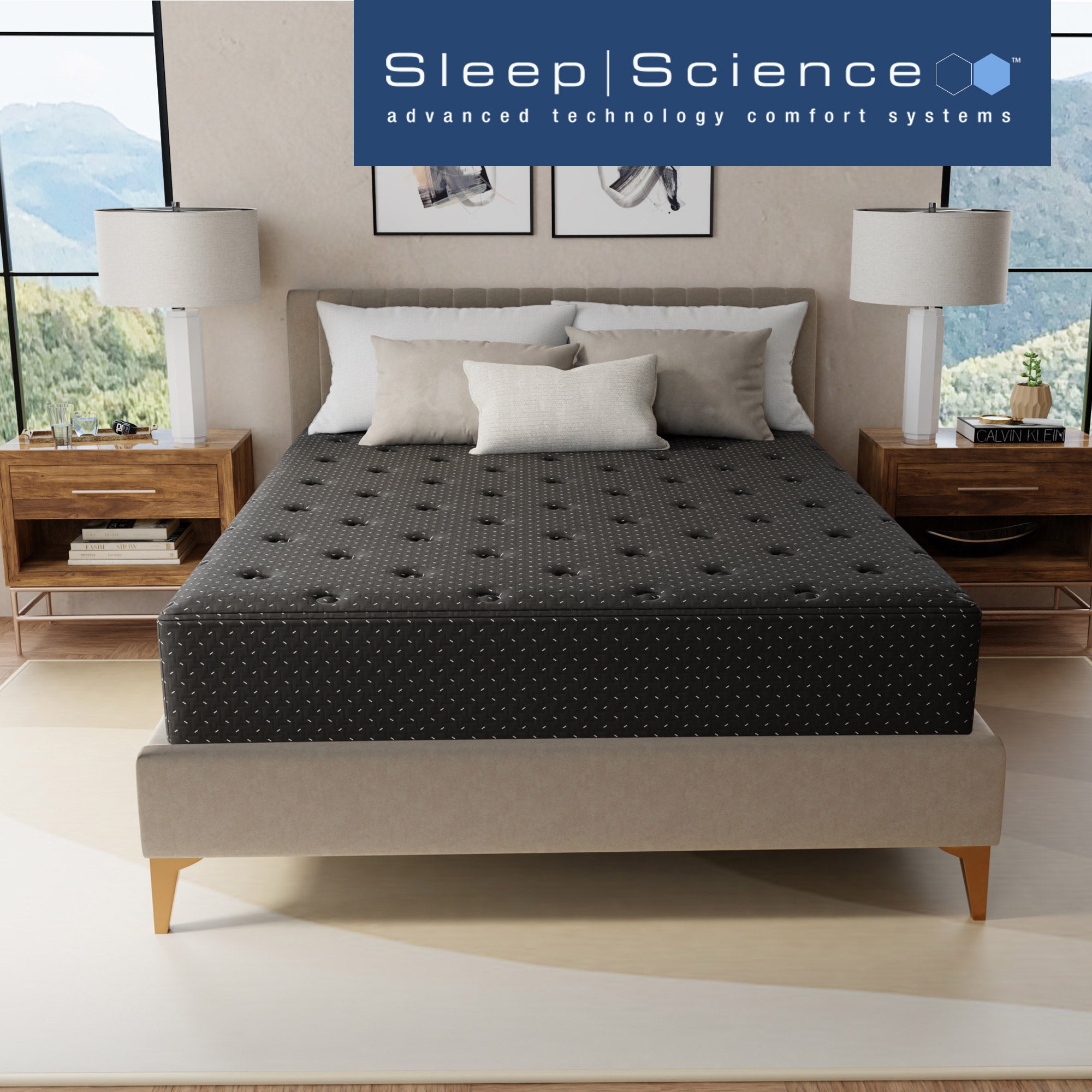 Sleep Science 13" Copper Luxe Cool Firm Memory Foam Mattress