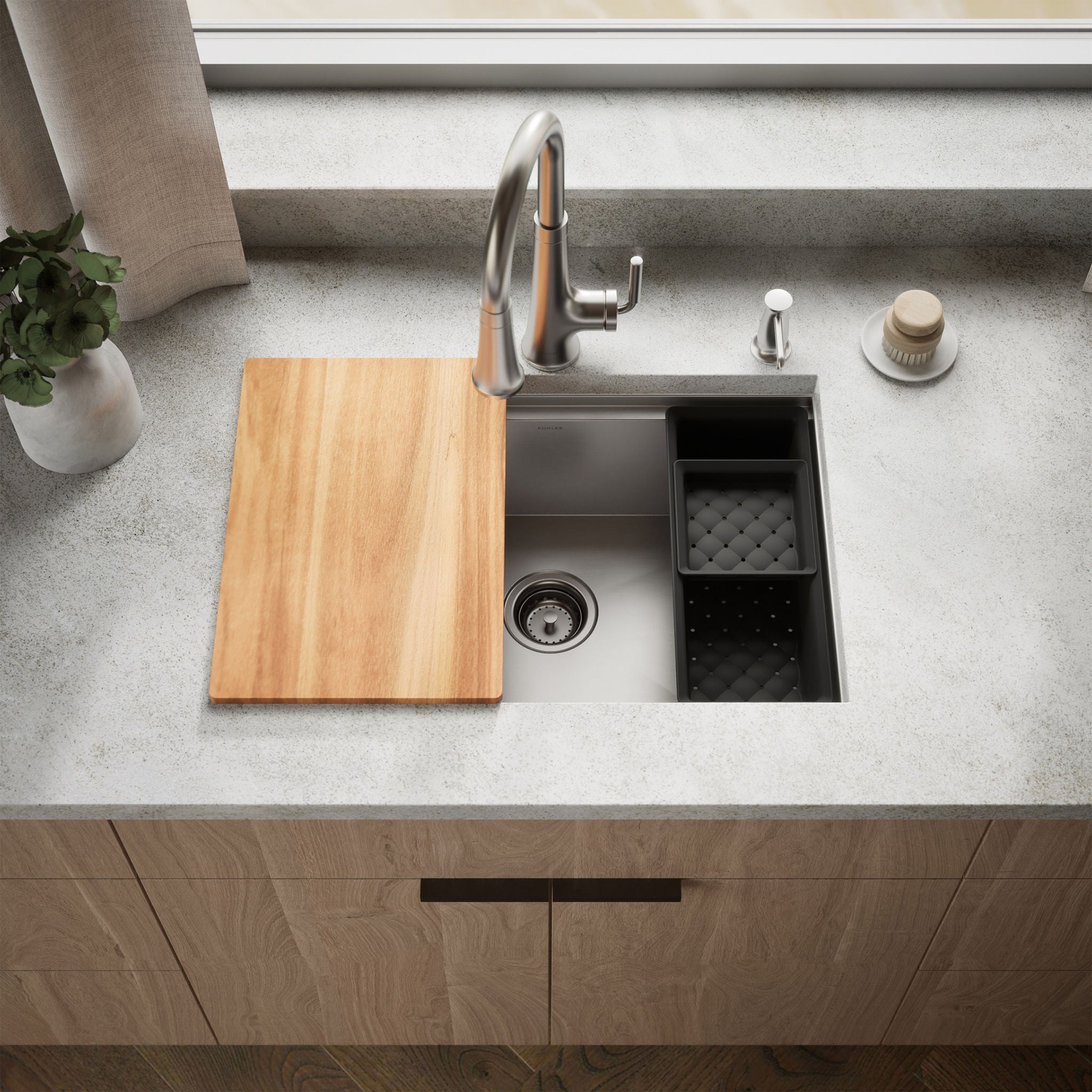 Kohler Lyric Dual Mount Workstation Kitchen Sink Kit